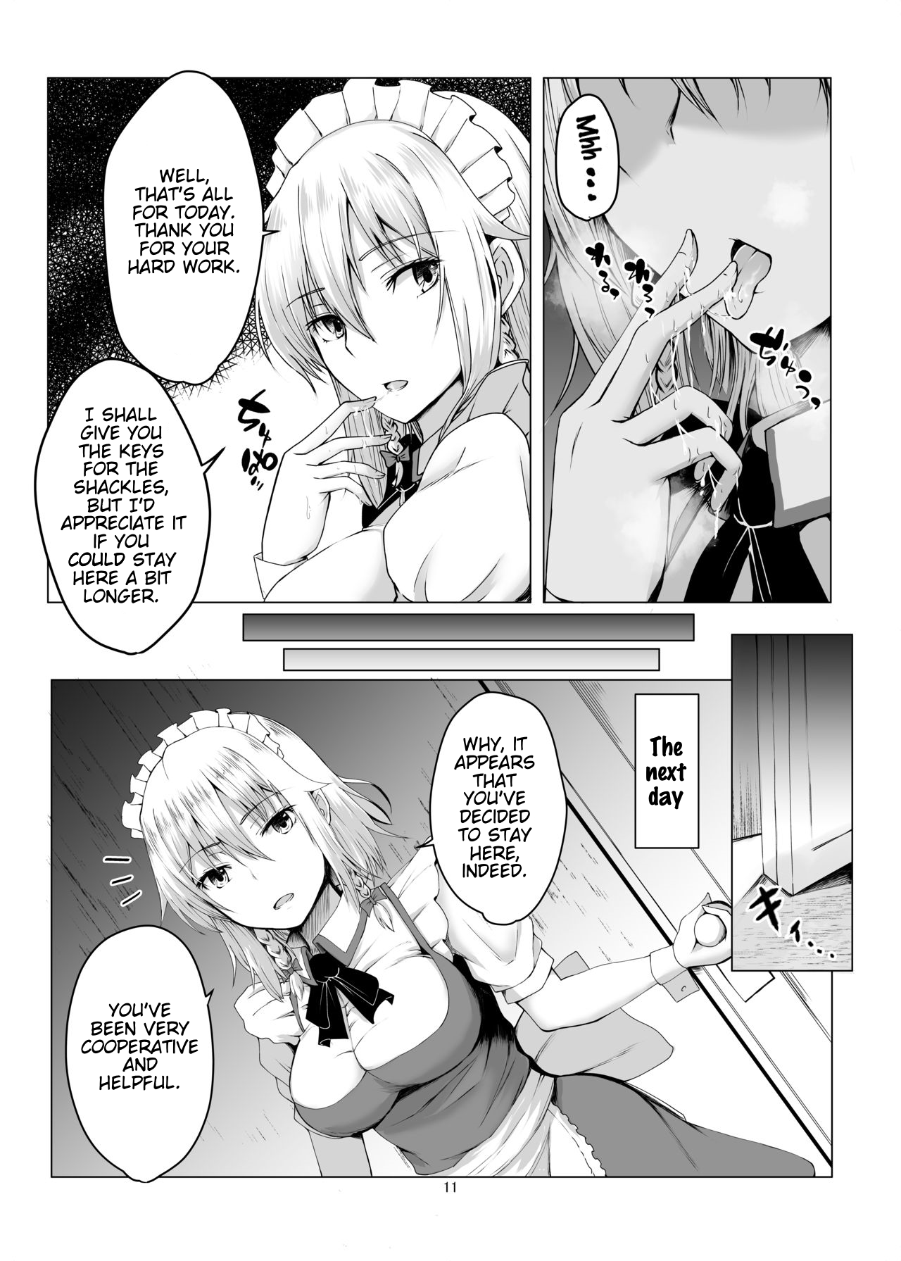 Sakuya-san ni Tantan to Sakusei Sareru Manga | A manga where Sakuya-san calmly squeezes your sperm - Page 10