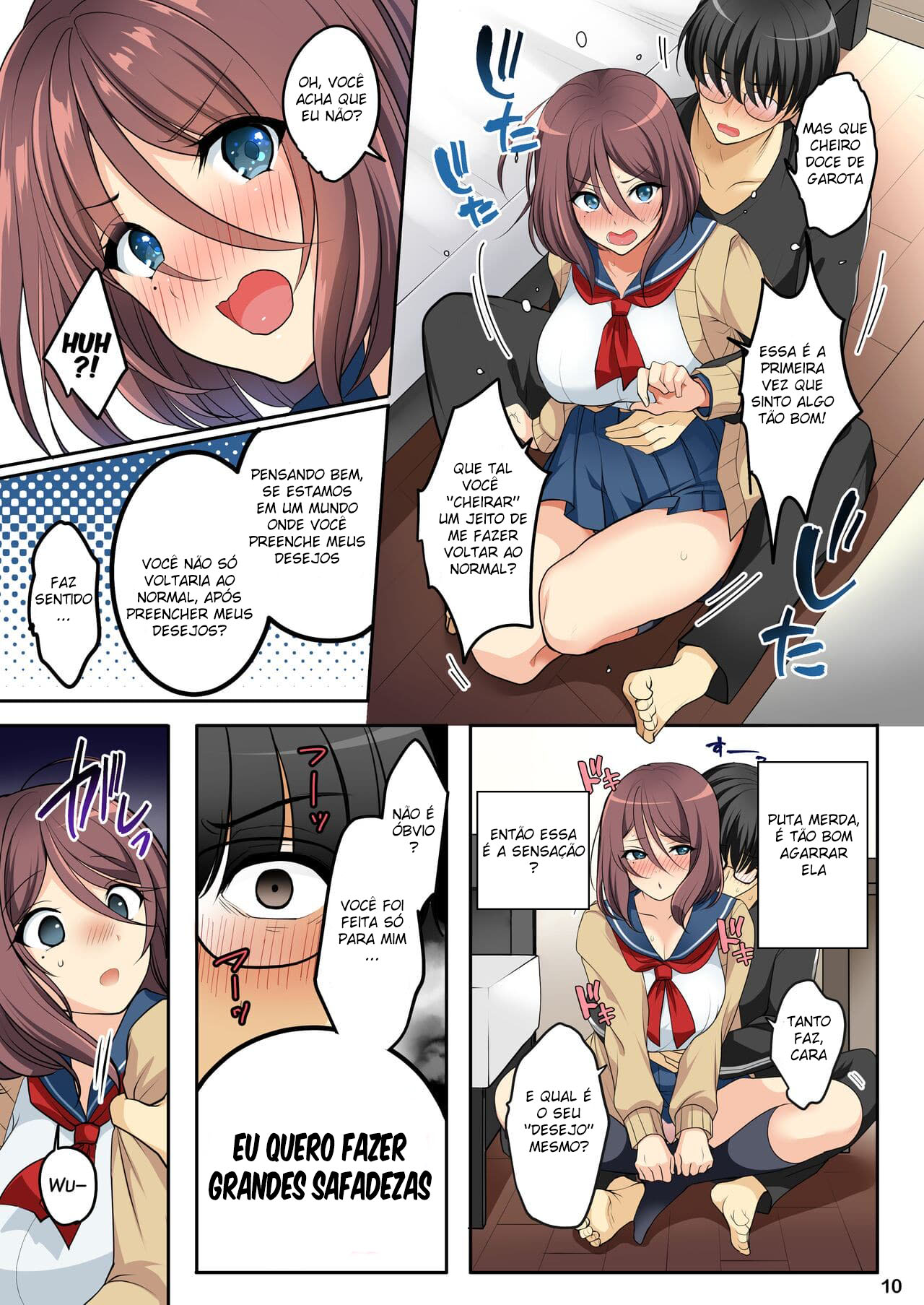 O Dia em Que Meu Amigo me Transformou em Seu Brinquedinho Amoroso - Page 10