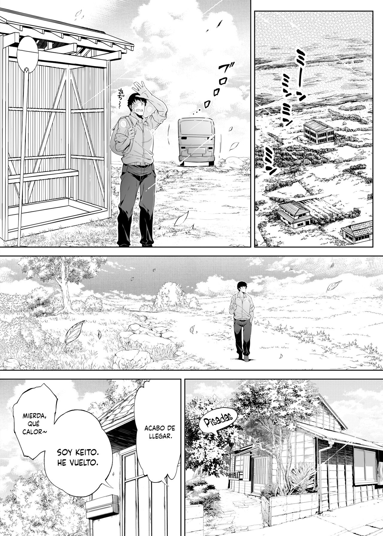Natsu no Yari Naoshi -Inaka to Hanare to Bijin Shimai- | Reconciliación de verano Las hermosas hermanas del campo - Page 10
