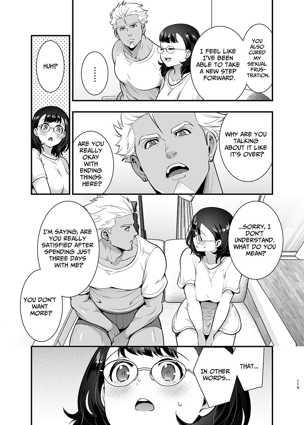 Seiyoku o Moteamasu Jimi de Nekura na Watashi ga Gatenkei Joushi ni Taberareru 3-kakan | Gloomy Normie with Pent-up Lust gets Devoured by her Blue-collar Boss for THREE DAYS - Page 119
