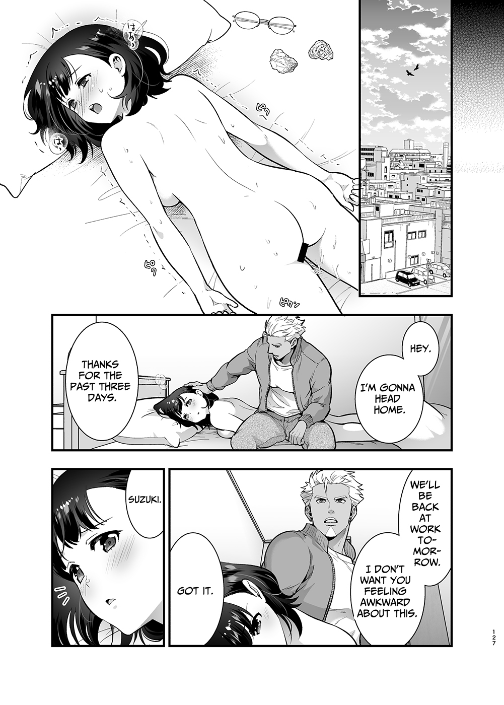 Seiyoku o Moteamasu Jimi de Nekura na Watashi ga Gatenkei Joushi ni Taberareru 3-kakan | Gloomy Normie with Pent-up Lust gets Devoured by her Blue-collar Boss for THREE DAYS - Page 127