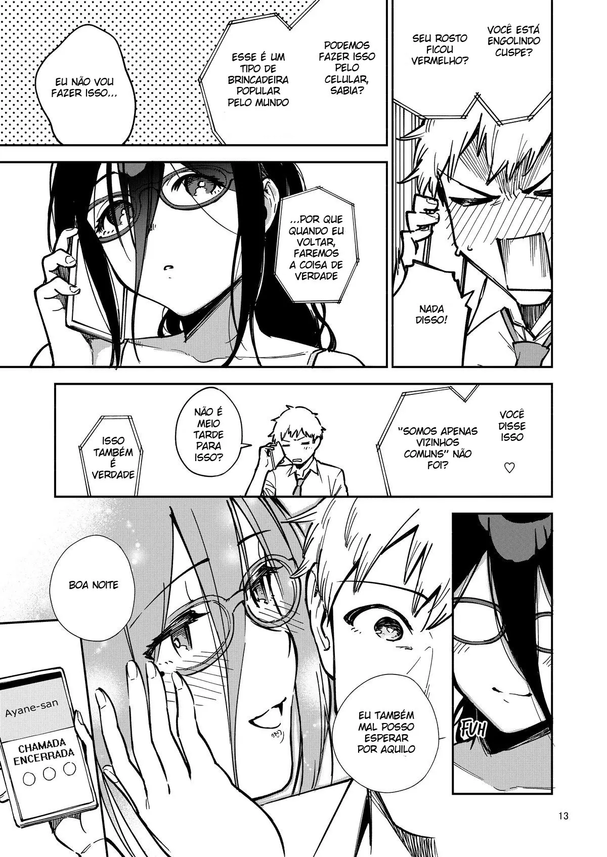 Ayane-san da Porta ao Lado com suas Selfies Safadas e Punições Severas - Page 13