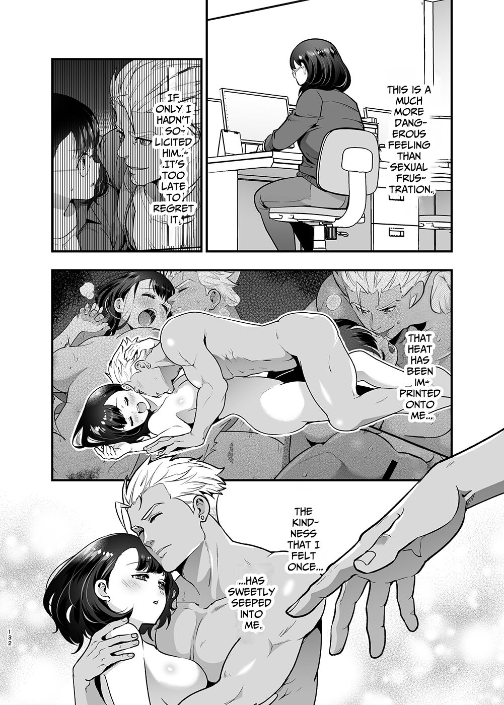 Seiyoku o Moteamasu Jimi de Nekura na Watashi ga Gatenkei Joushi ni Taberareru 3-kakan | Gloomy Normie with Pent-up Lust gets Devoured by her Blue-collar Boss for THREE DAYS - Page 132