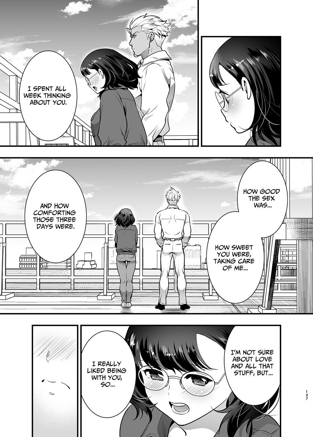 Seiyoku o Moteamasu Jimi de Nekura na Watashi ga Gatenkei Joushi ni Taberareru 3-kakan | Gloomy Normie with Pent-up Lust gets Devoured by her Blue-collar Boss for THREE DAYS - Page 137