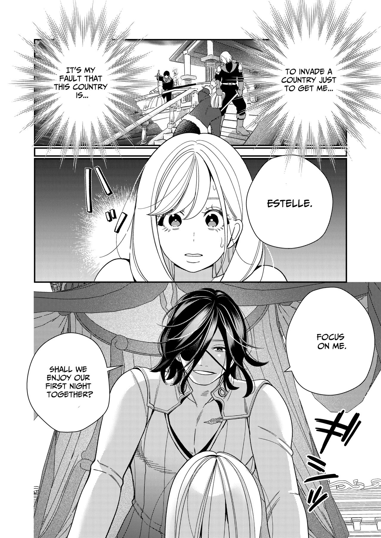 Seijo wa Tekikoku no Ou ni Otosareru | Corrupted by the Mercenary King. - Page 14
