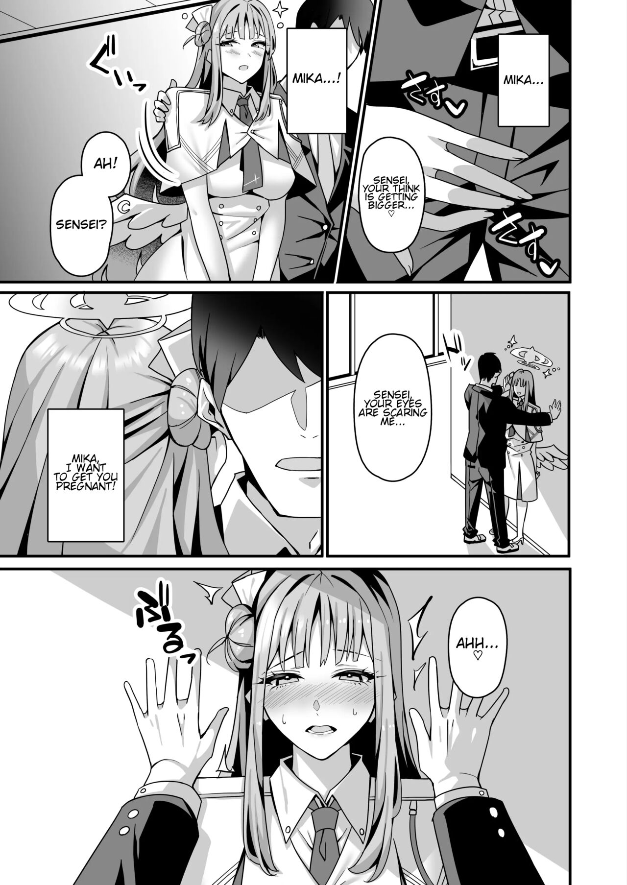 Mika to Happy Love Love Sex Shite Haramaseru Hon – A book about happy loving sex with Mika and impregnation. | Lovey Dovey Impregnation Sex With Mika! - Page 16