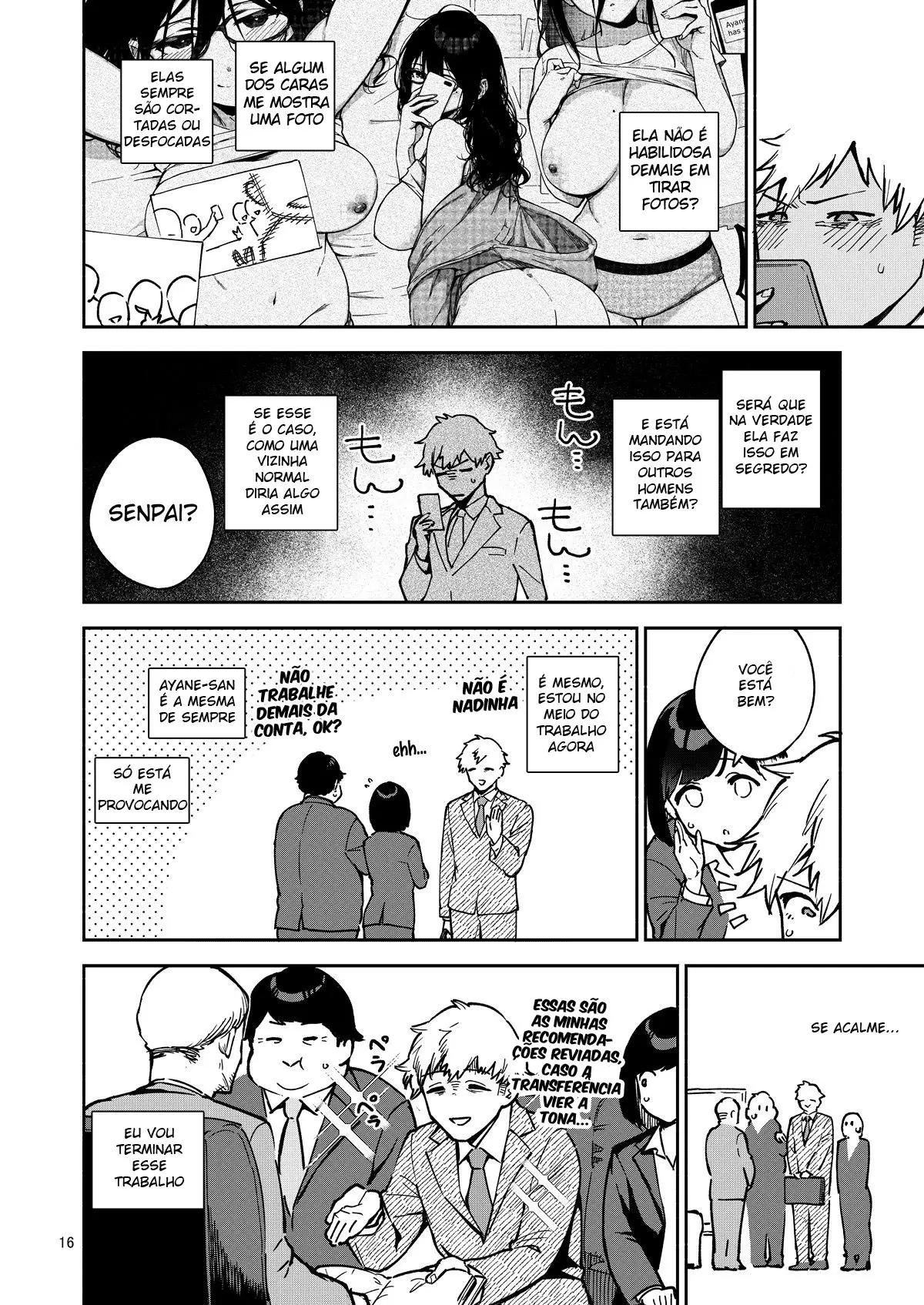 Ayane-san da Porta ao Lado com suas Selfies Safadas e Punições Severas - Page 16
