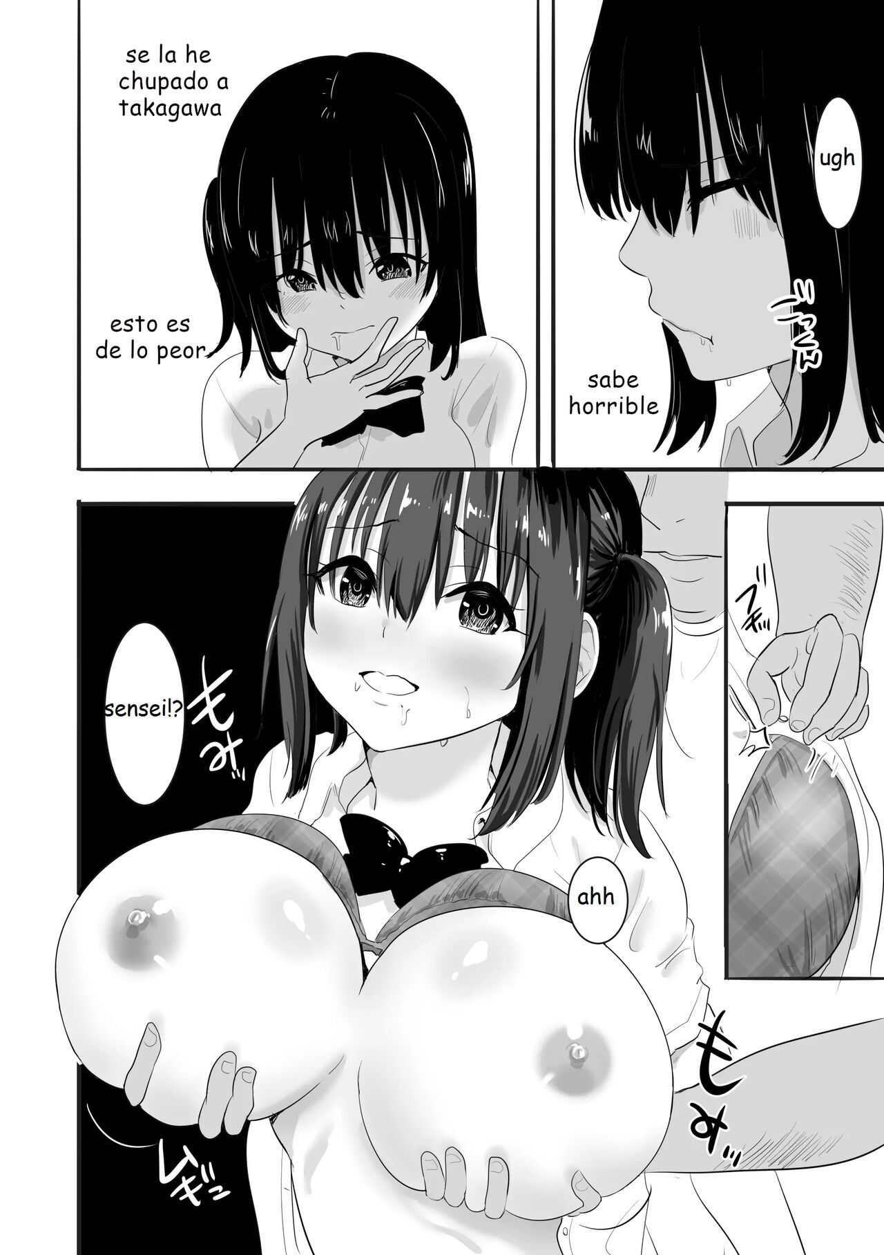 Nuresuke Joshi ga Daikiraina Sekuhara Kyoushi to Futarikiri no Bishobisho Mujintou Seikatsu | Una chica con el uniforme mojada vive sola en una isla desierta con un profesor que la acosa sexualmente - Page 19