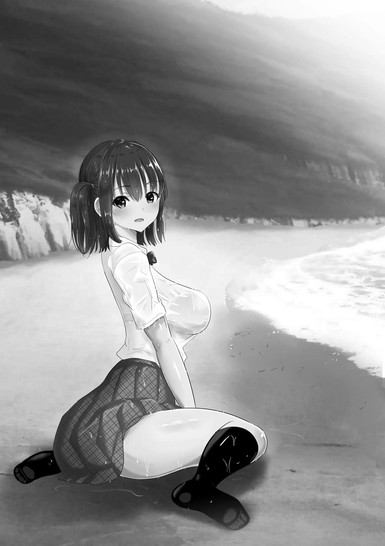 Nuresuke Joshi ga Daikiraina Sekuhara Kyoushi to Futarikiri no Bishobisho Mujintou Seikatsu | Una chica con el uniforme mojada vive sola en una isla desierta con un profesor que la acosa sexualmente - Page 2