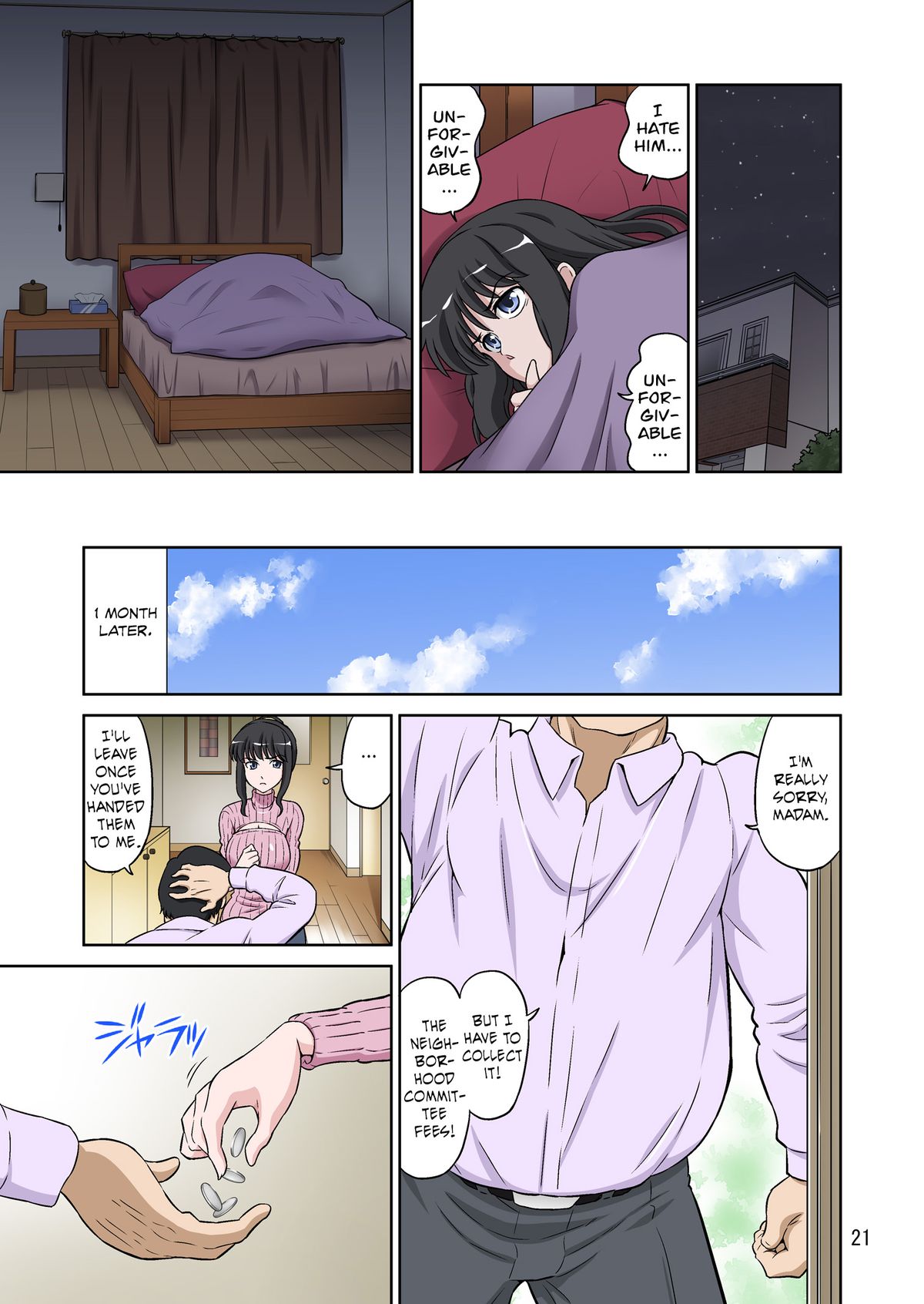 Megami Sugiru Mama ga Tonari no Oyaji ni Tanetsuke Press Sareteita Ken | Mama Was Too Divine So Our Neighbor Did The Mating Press On Her - Page 21