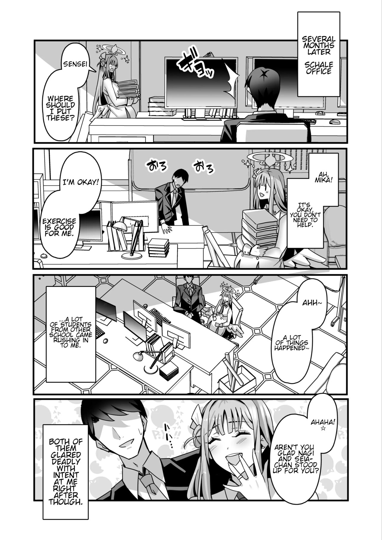 Mika to Happy Love Love Sex Shite Haramaseru Hon – A book about happy loving sex with Mika and impregnation. | Lovey Dovey Impregnation Sex With Mika! - Page 24