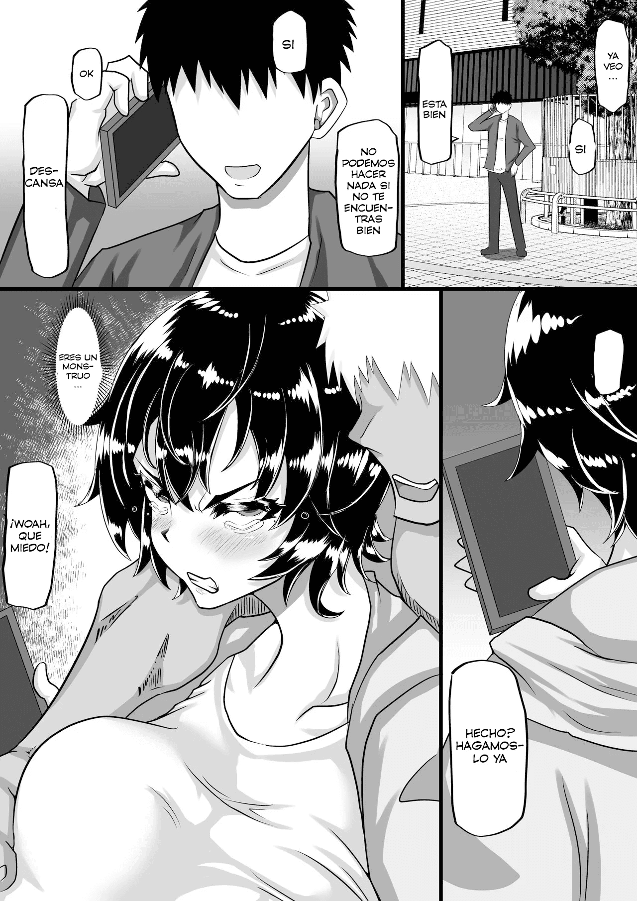 Furin Chuudoku ni Natta Kanojo wa Yori Tsuyoi Shigeki o Motomete Netorare Douga o Kareshi ni Okuru | Una novia adicta al sexo, envia un video engañando a su novio en busca de mayores placeres - Page 26