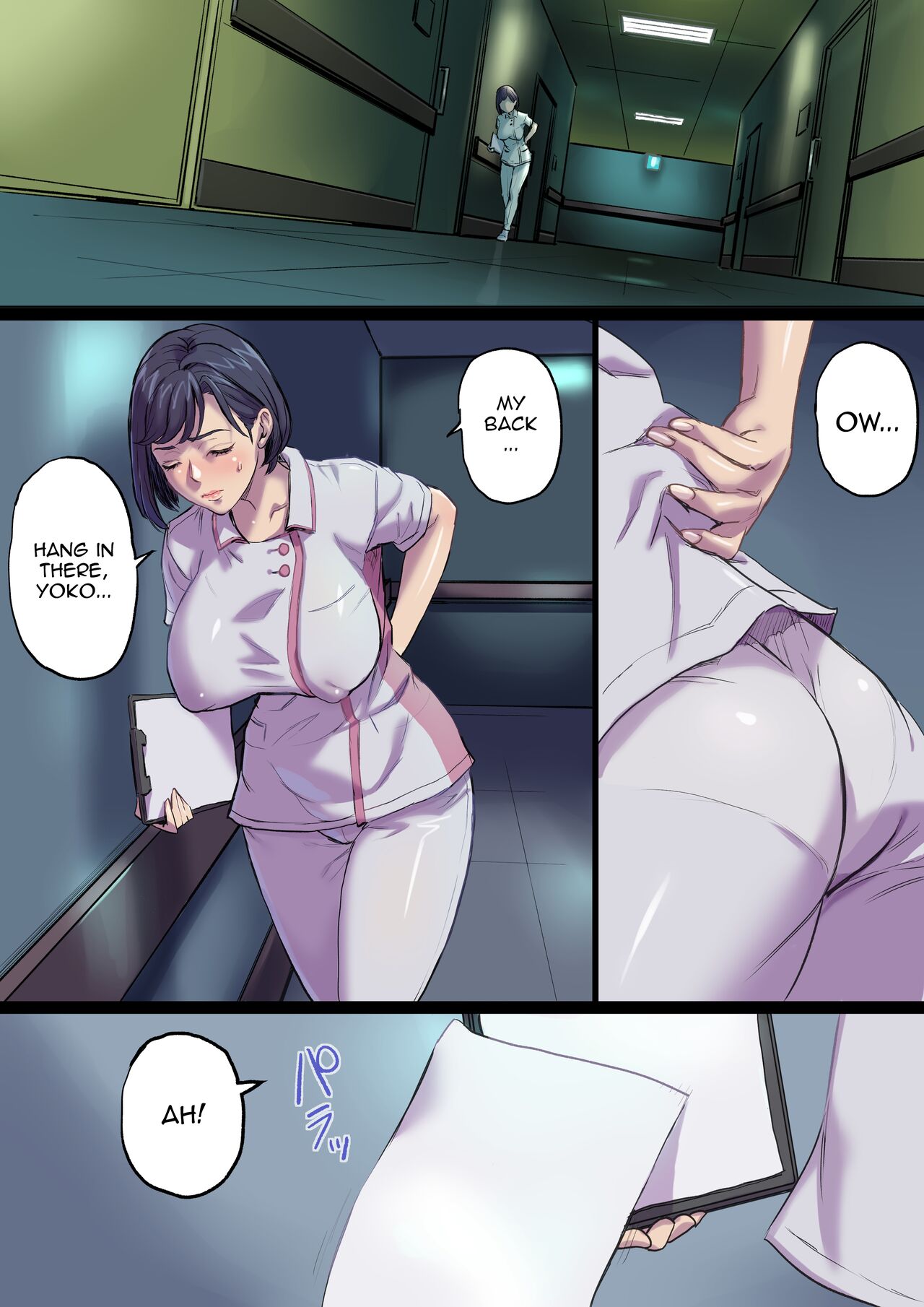 Zoku Tonari no Bed de Netorareru Kangoshi Jukubo / The MILF Nurse Cuckolded Gets Taken Away In The Bed Next To Mine – Continuation - Page 28