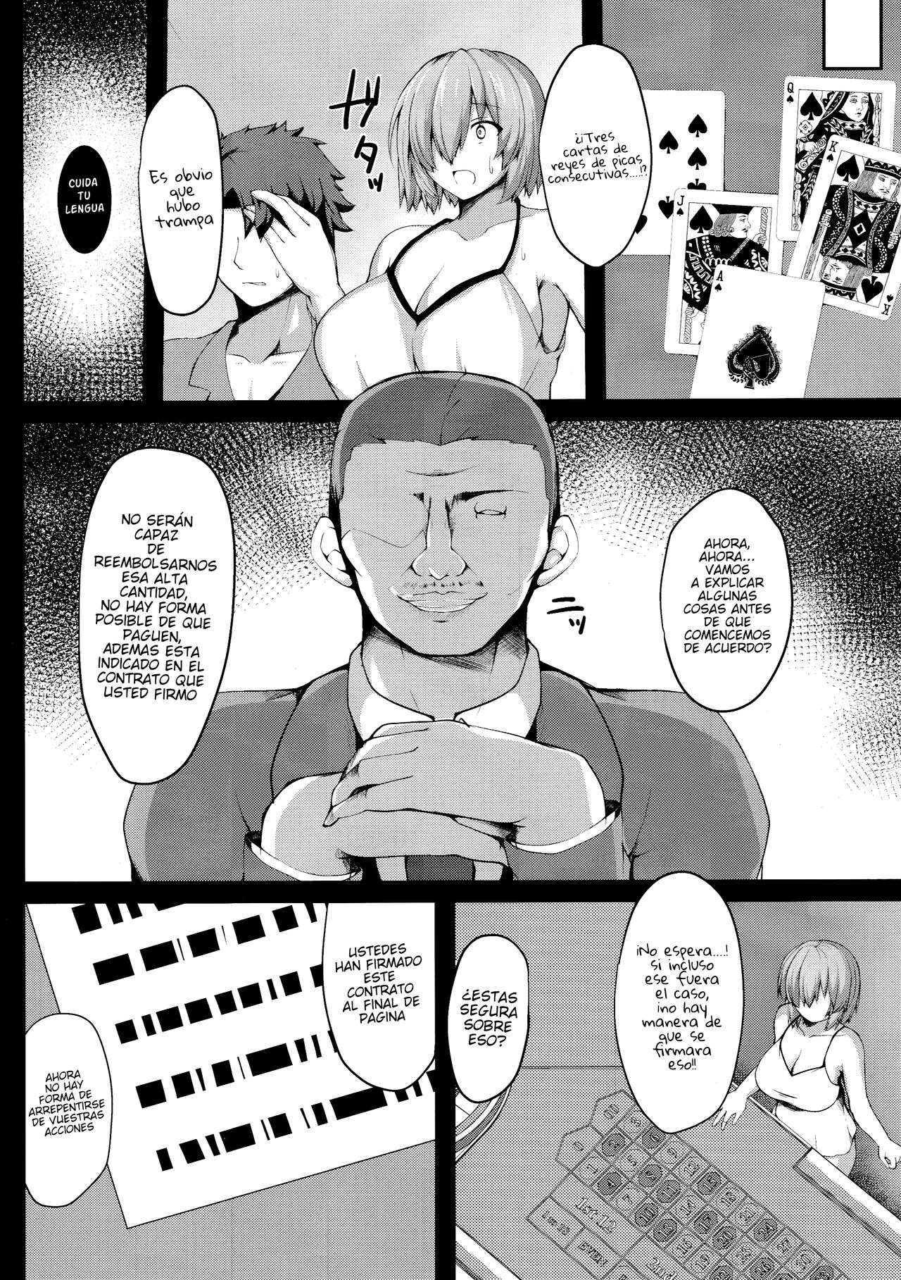 Sex Hensai Ura Casino Mash Kyrielight – Repay debt at Illegal casino | Sexo en el casino con mash para pagar su deuda - Page 3