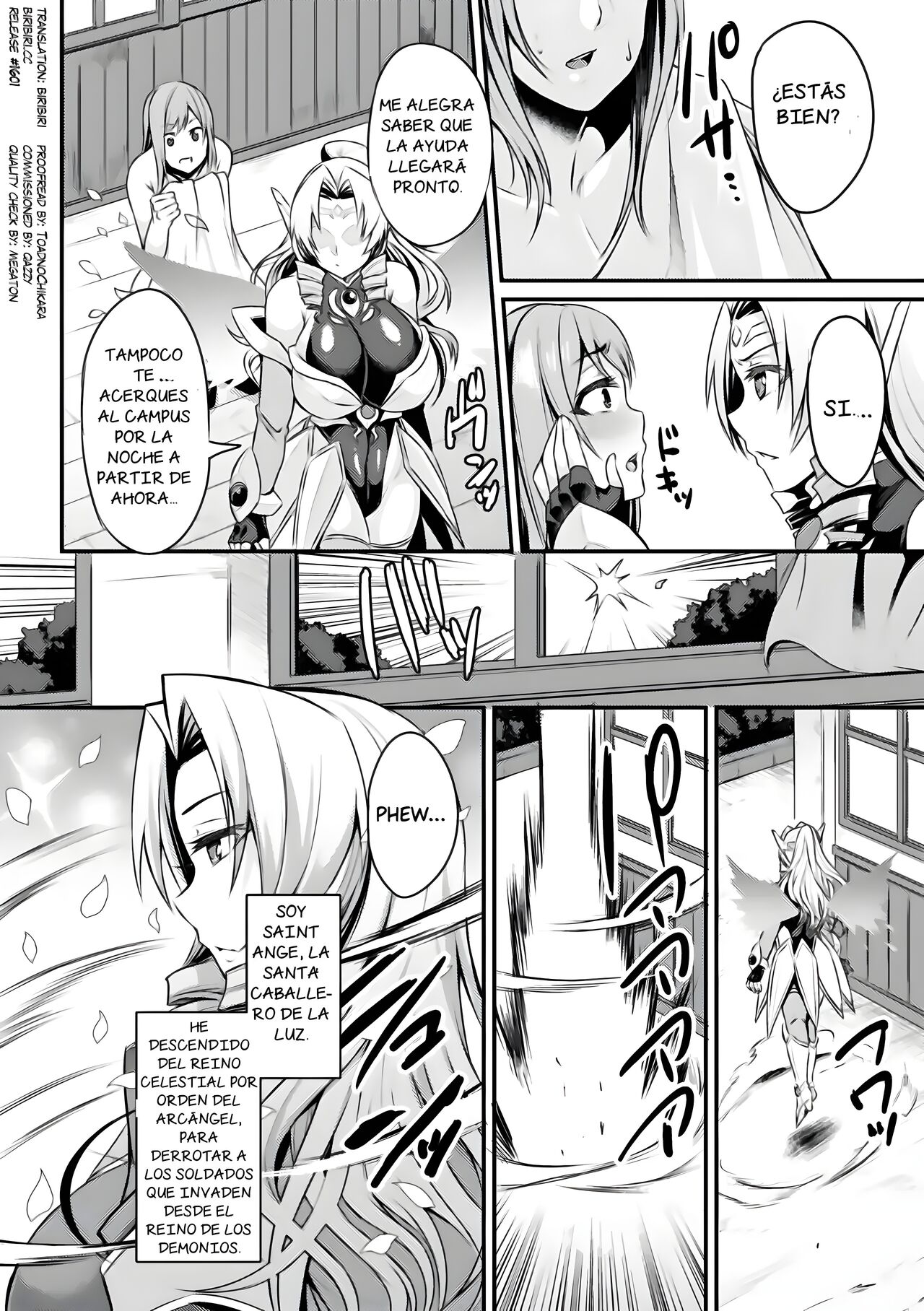 Seikoujinki Saint Ange Saiin ni Ochita Tenshi | La princesa con armadura sagrada – Santa Ange, el angel que perdio por la hipnosis - Page 3