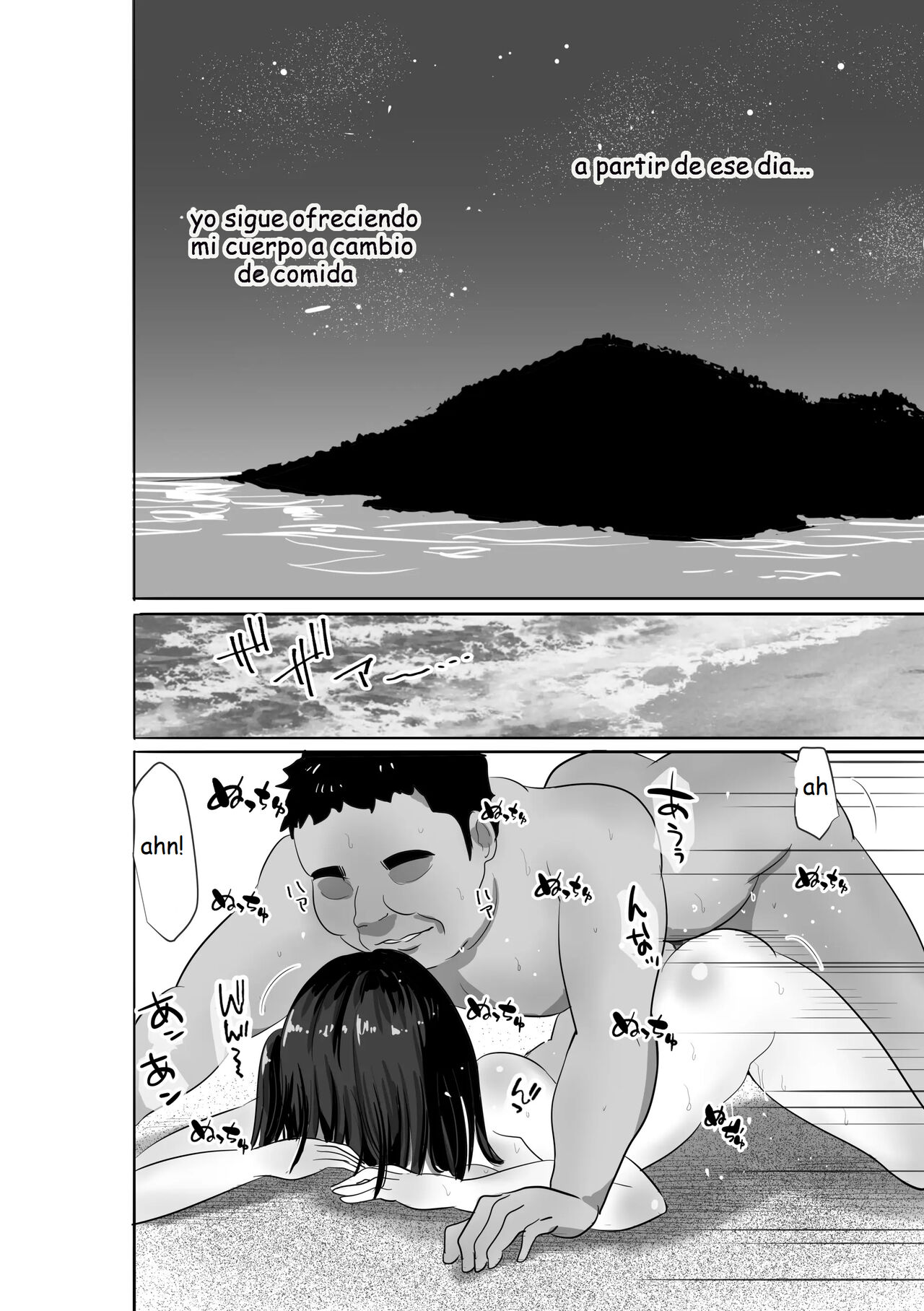 Nuresuke Joshi ga Daikiraina Sekuhara Kyoushi to Futarikiri no Bishobisho Mujintou Seikatsu | Una chica con el uniforme mojada vive sola en una isla desierta con un profesor que la acosa sexualmente - Page 31