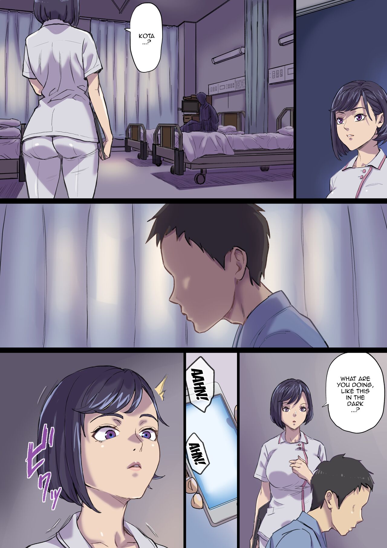 Zoku Tonari no Bed de Netorareru Kangoshi Jukubo / The MILF Nurse Cuckolded Gets Taken Away In The Bed Next To Mine – Continuation - Page 32