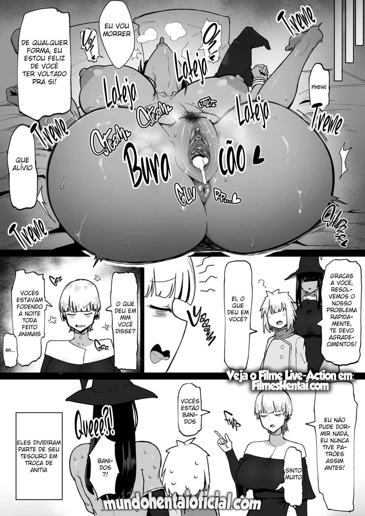 A História da Foda Irresponsável com uma Bruxa Contratada Para a Equipe 3 - Page 35