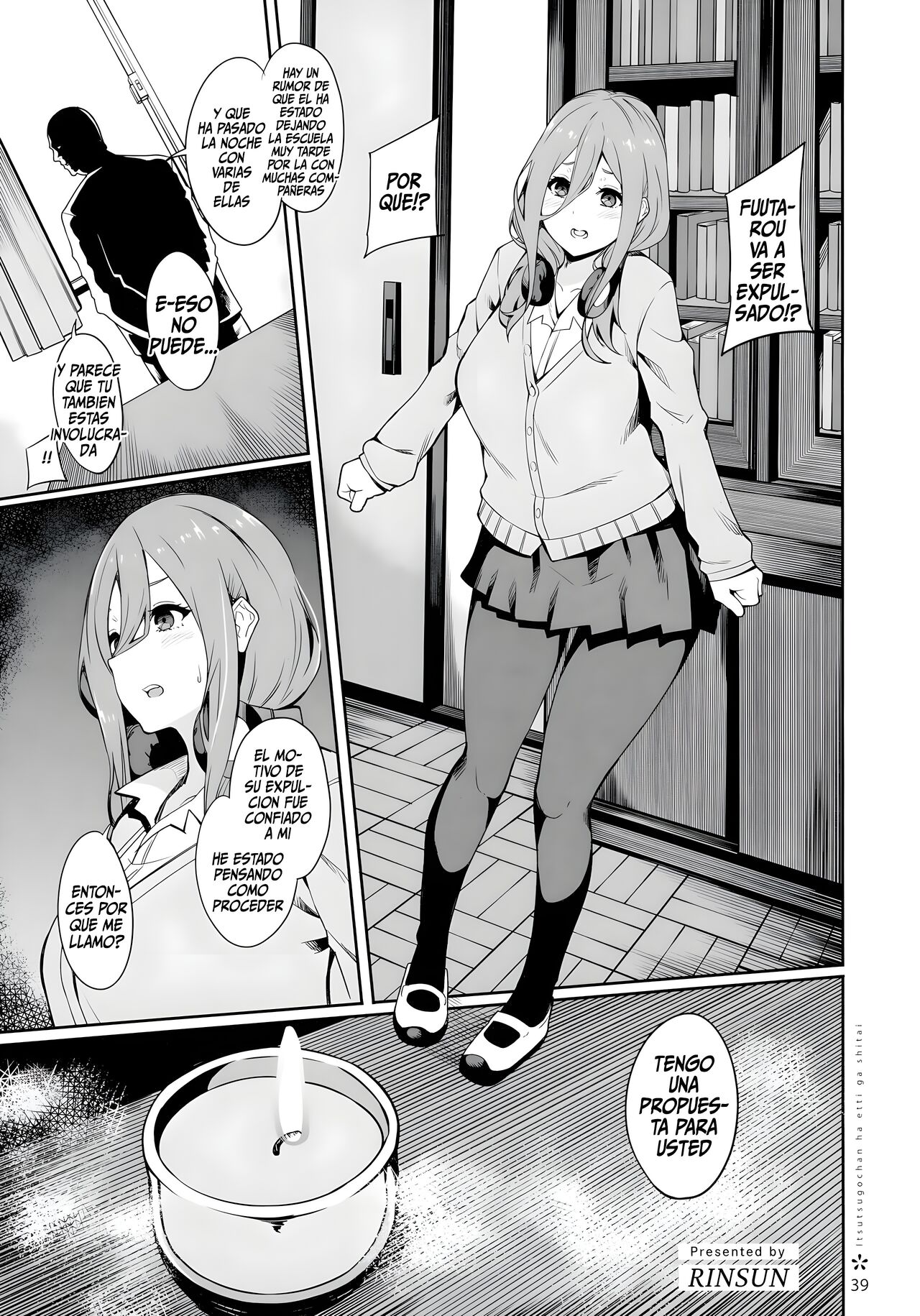 Itsutsugo-chan wa Ecchi ga Shitai | Las quintillizas quieren tener sexo - Page 38