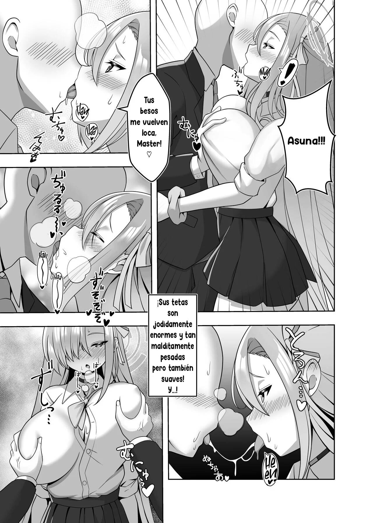 Ichinose Asuna to Sukebe Suru Hon | Sexo lascivo con Asuna Ichinose - Page 4