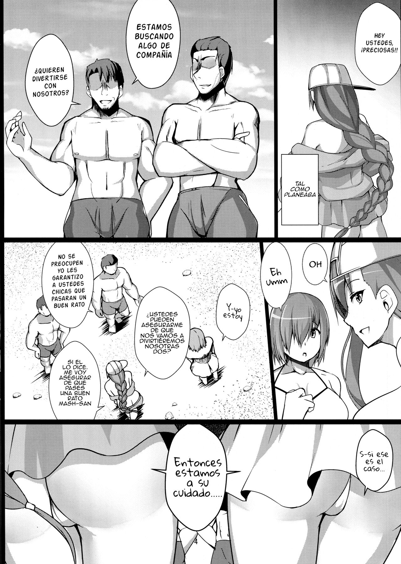 Kouhai Nanpa Beach Luluhawa | La kouhai que fue coqueteada en la playa de Luluhawa - Page 4