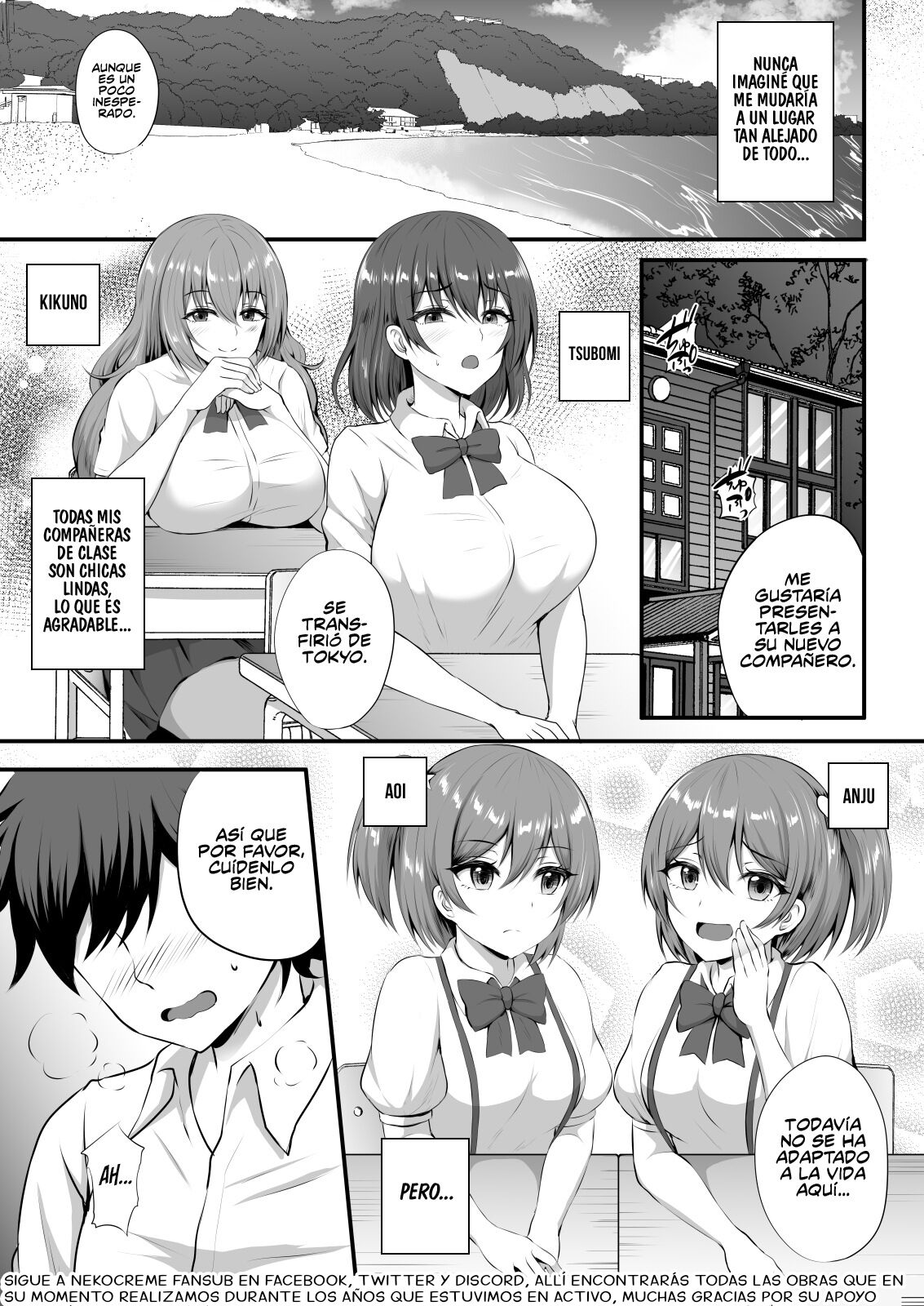 Otoko ga Ore shika Inai Inaka no Gakkou de Chijo Bitch to Yarimakuru Hanashi | Una historia Sobré Como me Folle a una Puta trás Otra en una Escuela Rural donde Yo soy el Único Hombre - Page 4