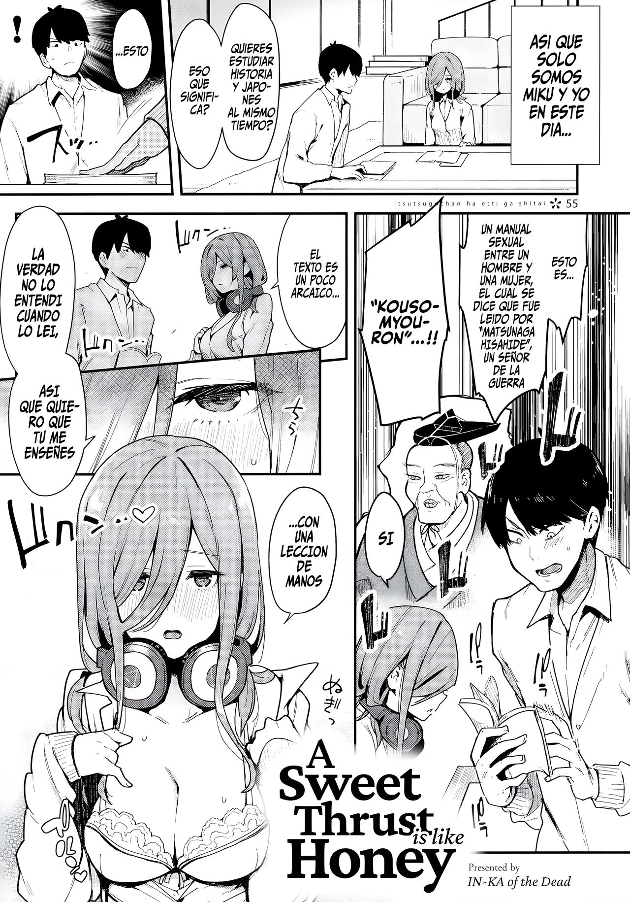 Itsutsugo-chan wa Ecchi ga Shitai | Las quintillizas quieren tener sexo - Page 54
