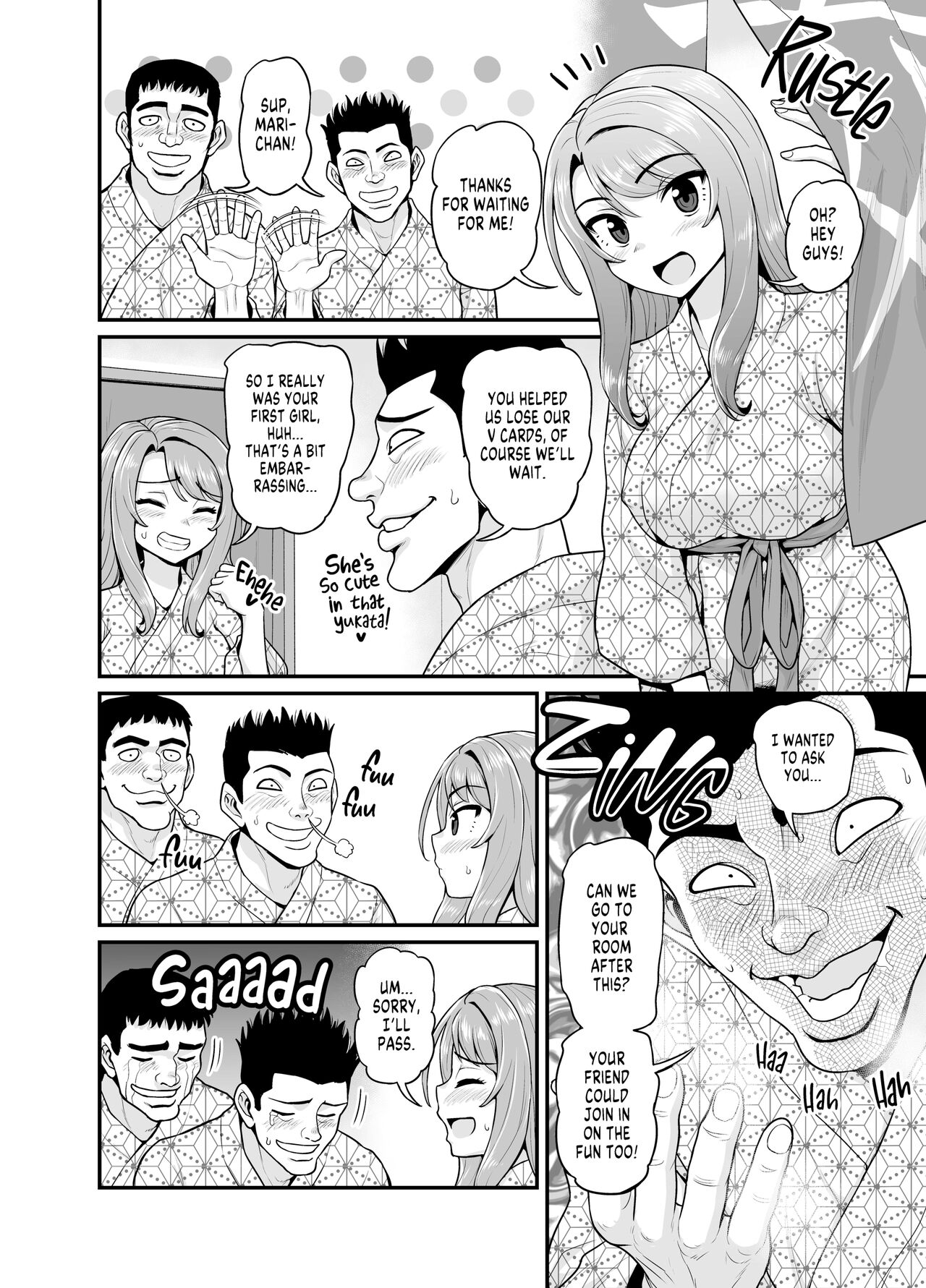 Game Tomodachi no Onnanoko to Onsen Ryokou de Yaru Hanashi NTRver. | Smashing With Your Gamer Girl Friend At The Hot Spring – NTR version - Page 57