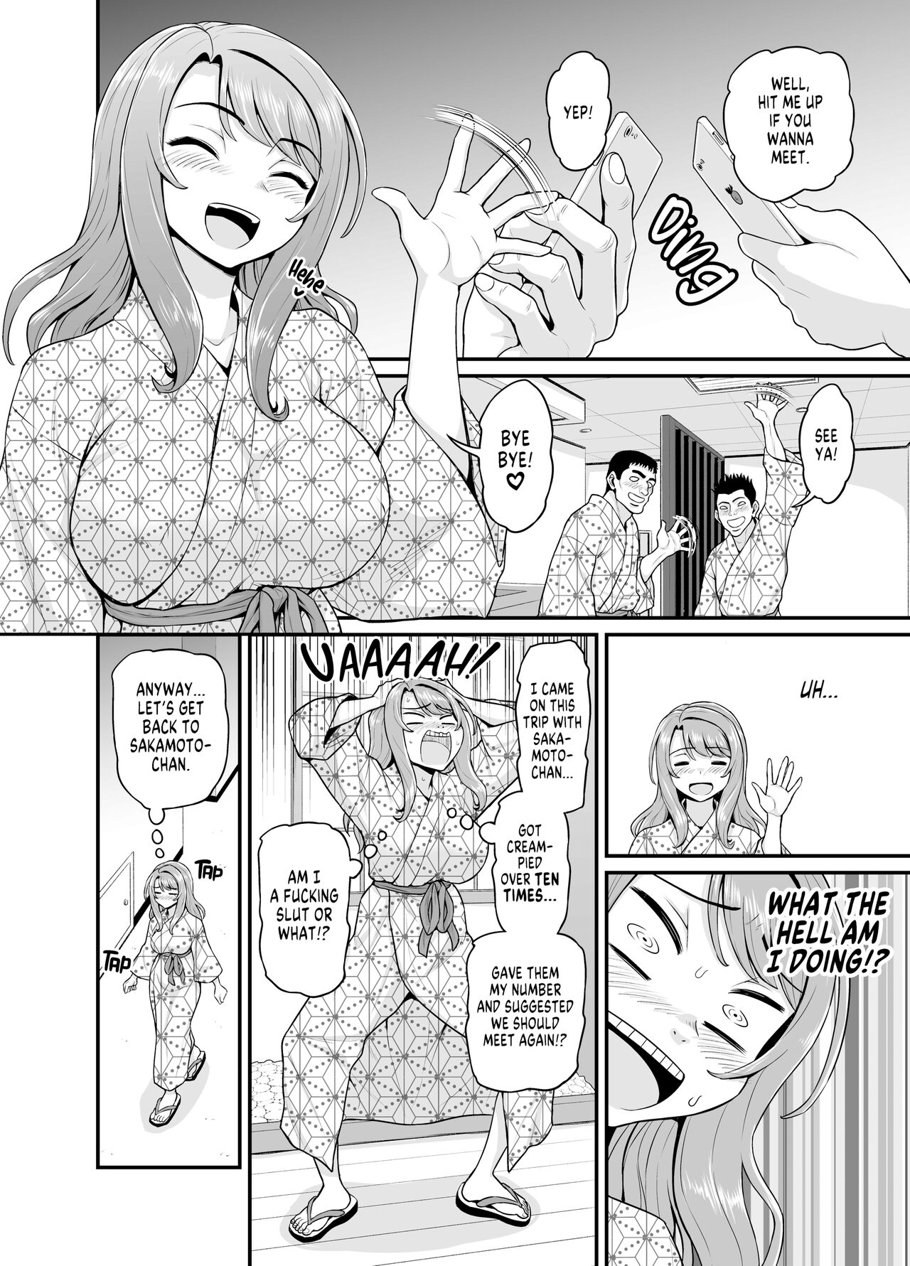 Game Tomodachi no Onnanoko to Onsen Ryokou de Yaru Hanashi NTRver. | Smashing With Your Gamer Girl Friend At The Hot Spring – NTR version - Page 59