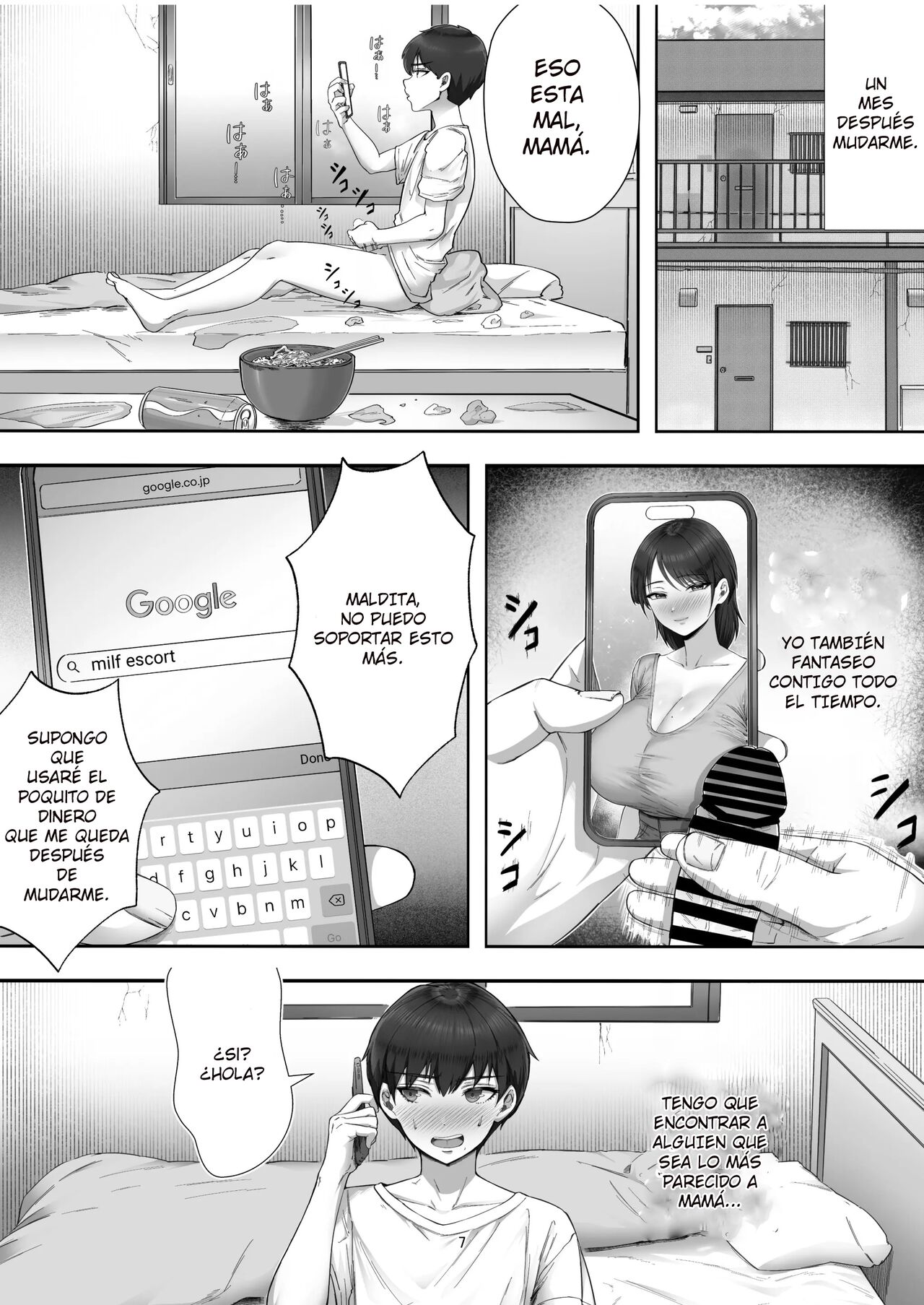 DeliHeal Yondara Gachi no Kaa-chan ga Kita Hanashi. | Cuando pedi una prostituta, mi mama aparecio - Page 6