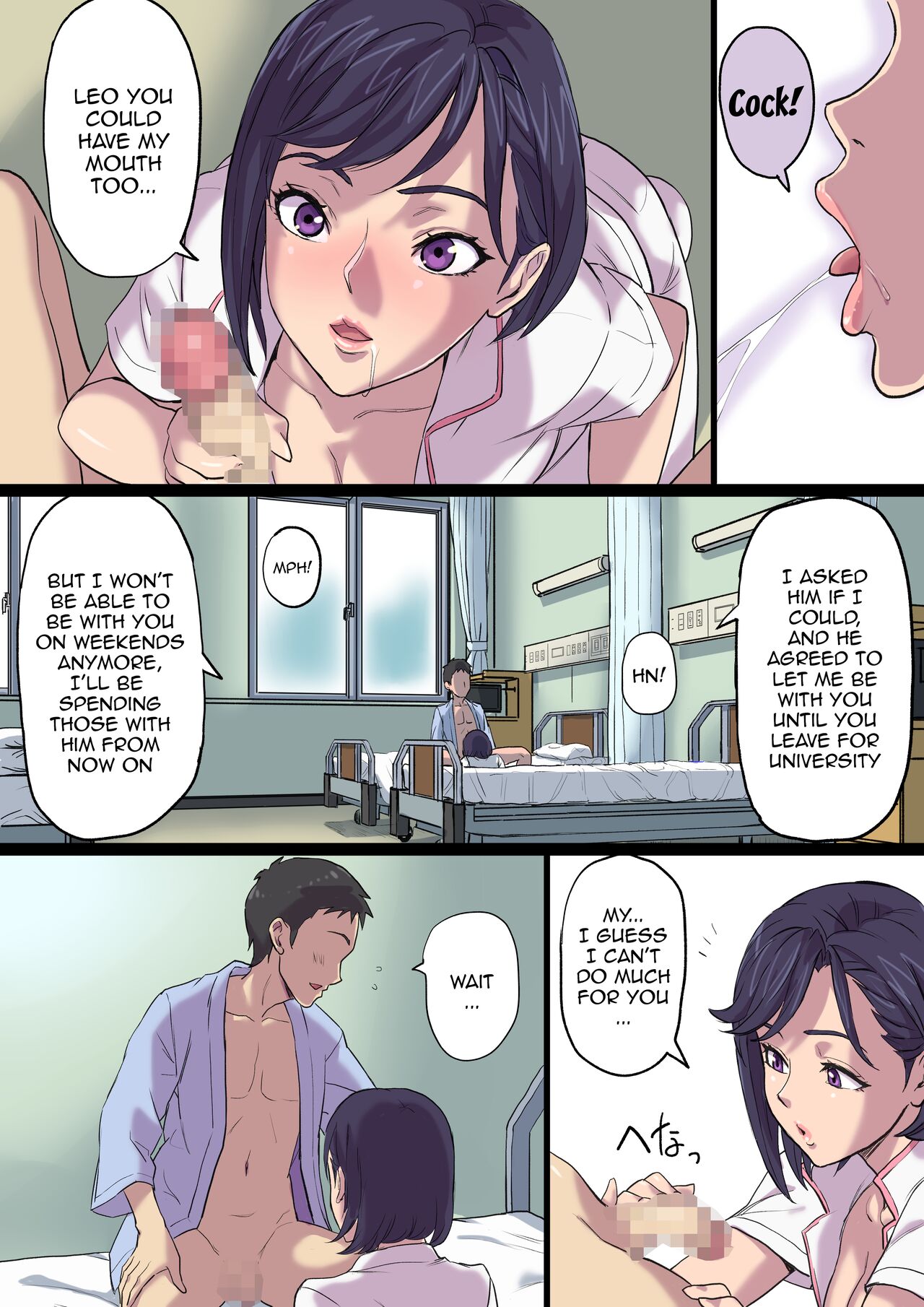 Zoku Tonari no Bed de Netorareru Kangoshi Jukubo / The MILF Nurse Cuckolded Gets Taken Away In The Bed Next To Mine – Continuation - Page 66