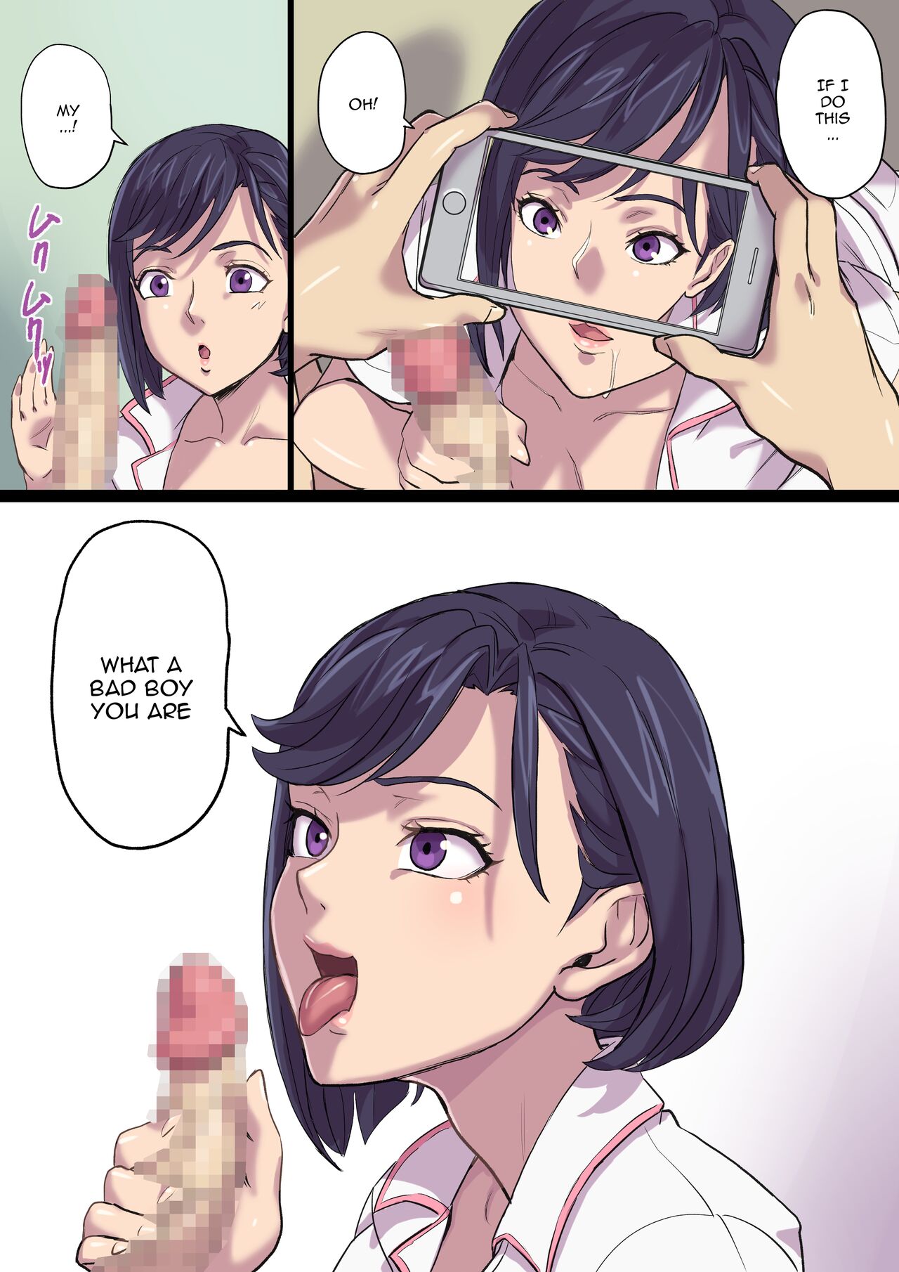 Zoku Tonari no Bed de Netorareru Kangoshi Jukubo / The MILF Nurse Cuckolded Gets Taken Away In The Bed Next To Mine – Continuation - Page 67