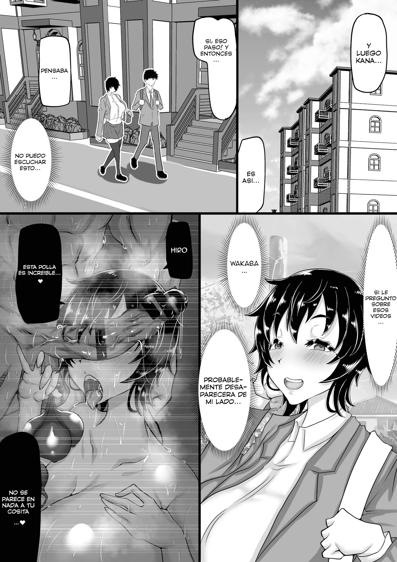 Furin Chuudoku ni Natta Kanojo wa Yori Tsuyoi Shigeki o Motomete Netorare Douga o Kareshi ni Okuru | Una novia adicta al sexo, envia un video engañando a su novio en busca de mayores placeres - Page 73