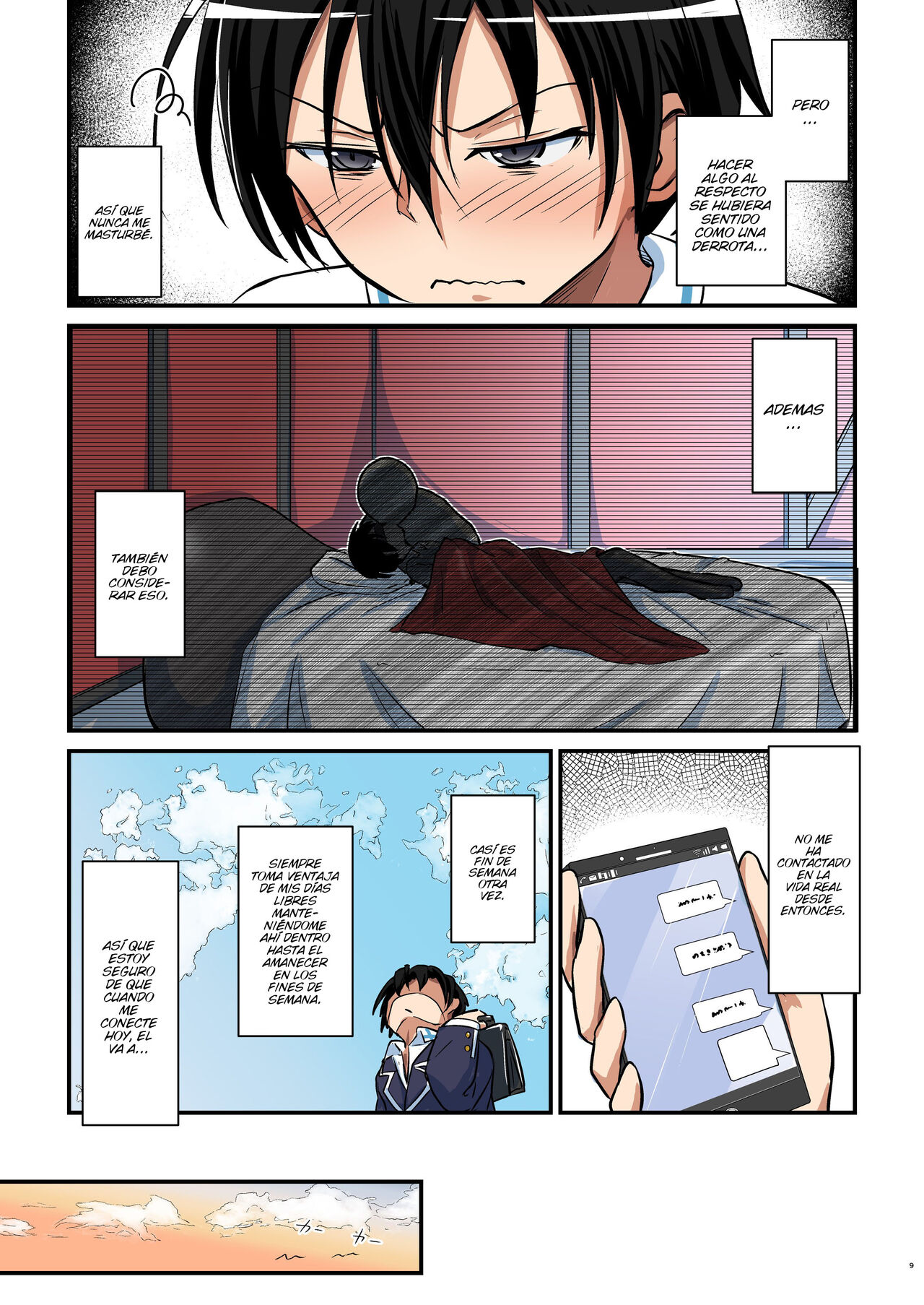 Kiriko Route Another #06 ~Nyotai Kanraku SAO Cos Ryoujoku Hen~ - Page 9