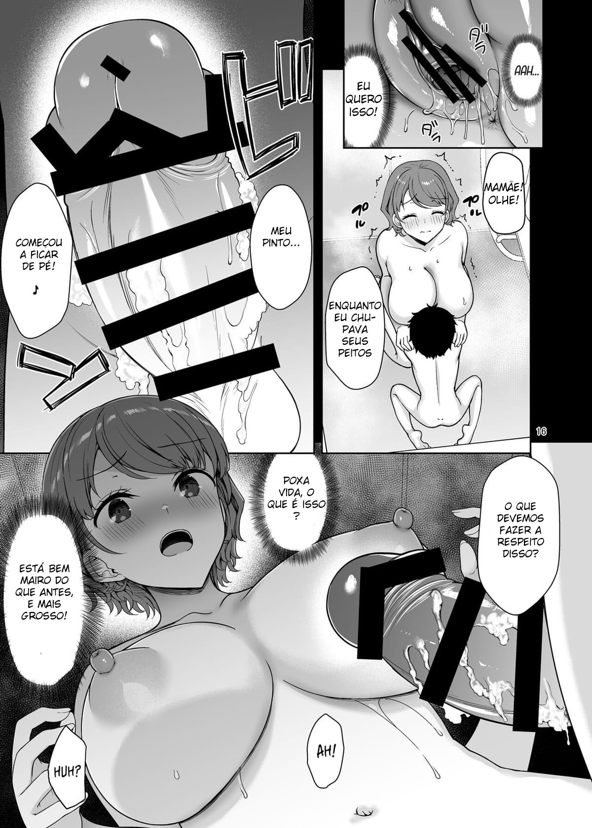 Minha Mãe Só Vira uma Vadia Pro Meu Irmãozinho - Page 16