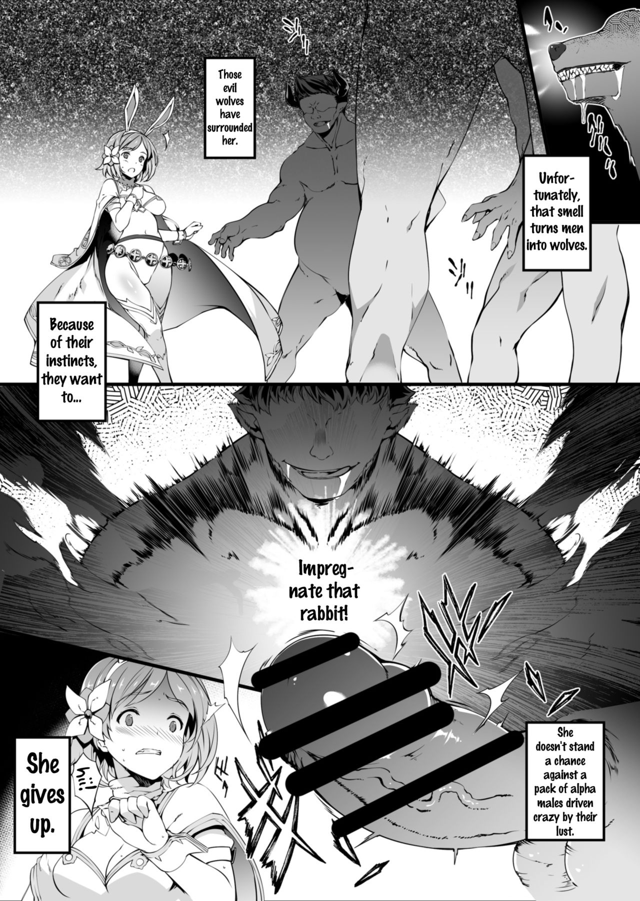 Usagi wa Ookami-tachi ni Taberarete Shimaimashita. - Page 3