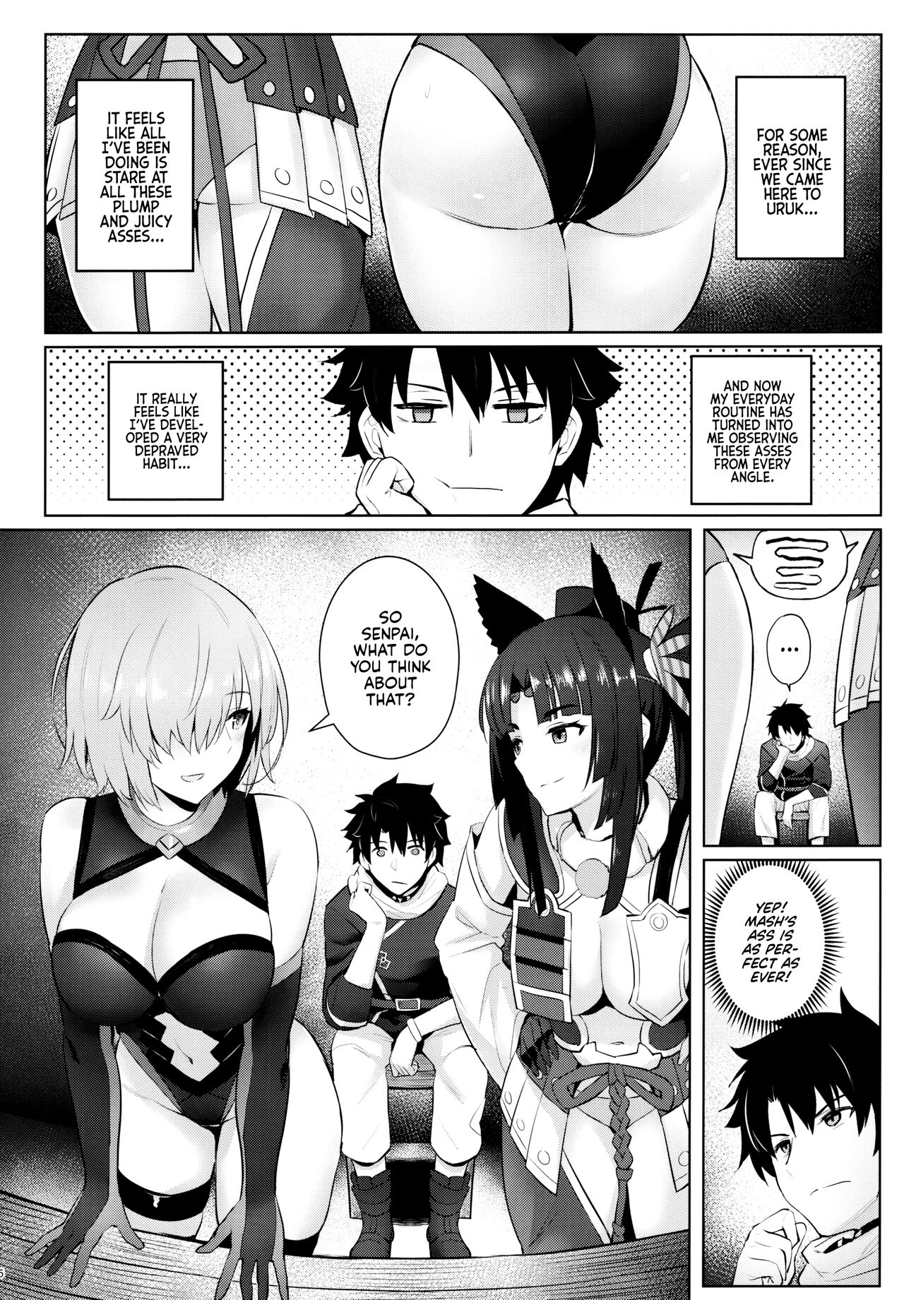 Mash no Bishiri Inmu | My Wet Dreams of Mash’s Bubble Butt - Page 3