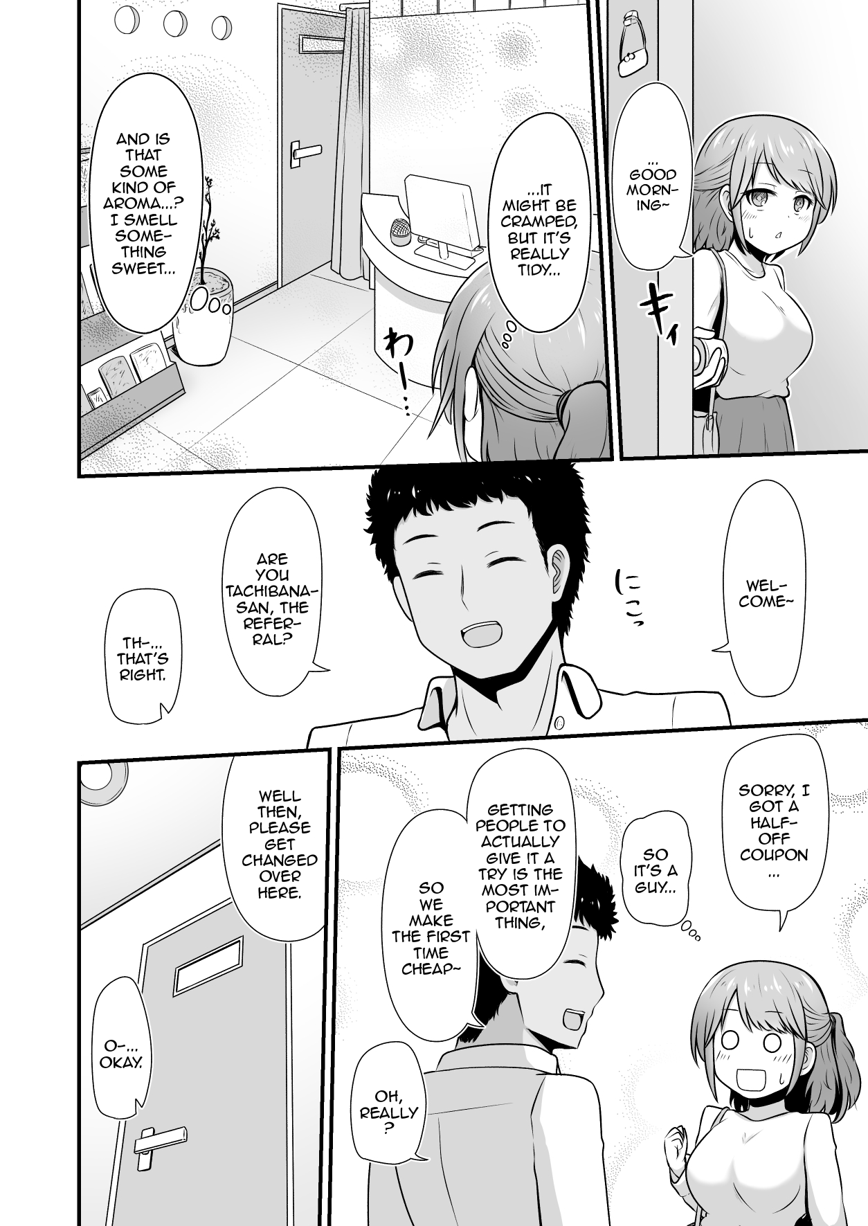 Ecchi na Esthe Salon ni Youkoso Sono 1 | Welcome to the Lewd Beauty Salon 1 - Page 3