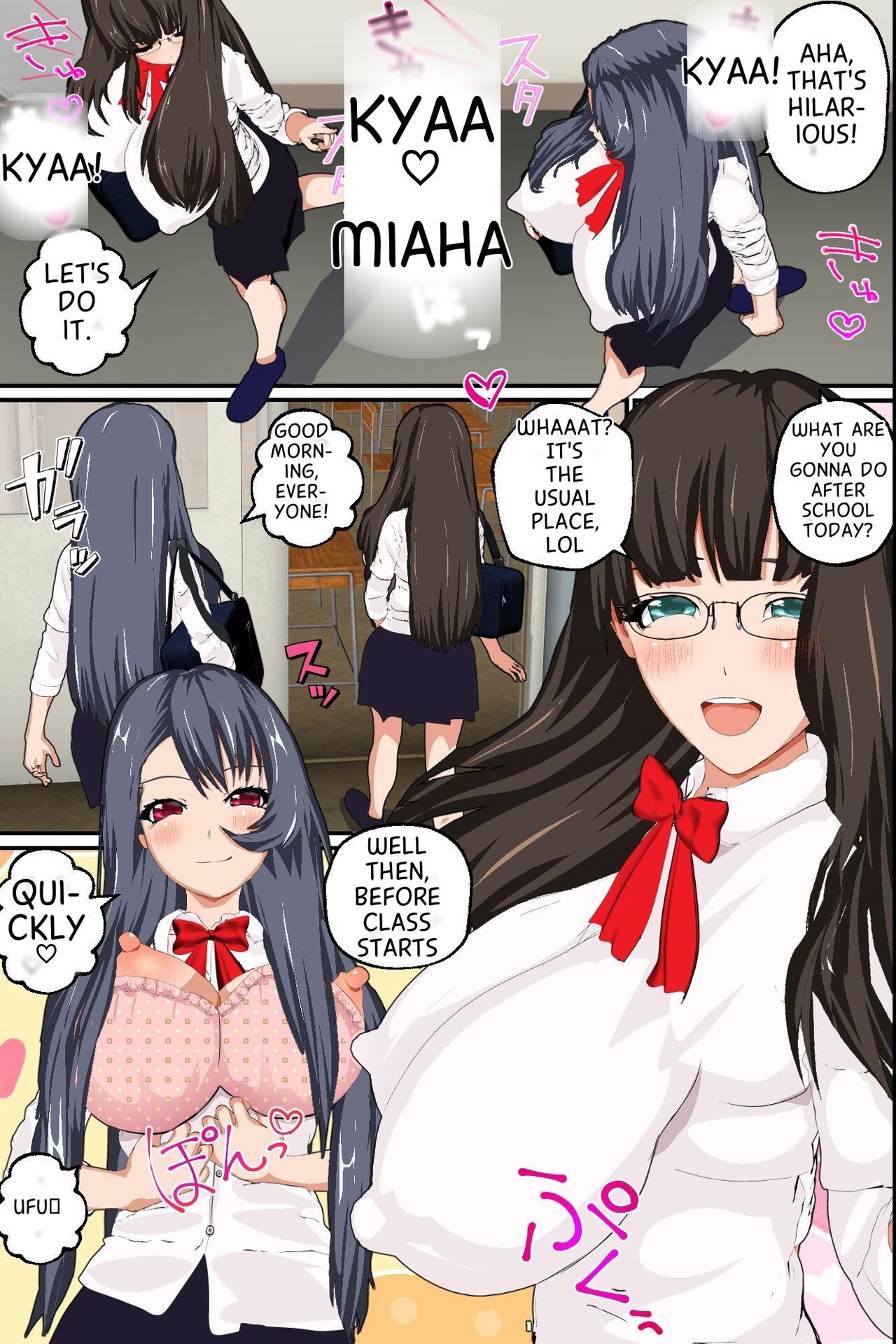 Jōshiki o eroku kae chatta gakuen de in kyamobu shujinkō ga, seifuku joshi-tachi to sekkusu shi makuri ~tsu! - Page 4