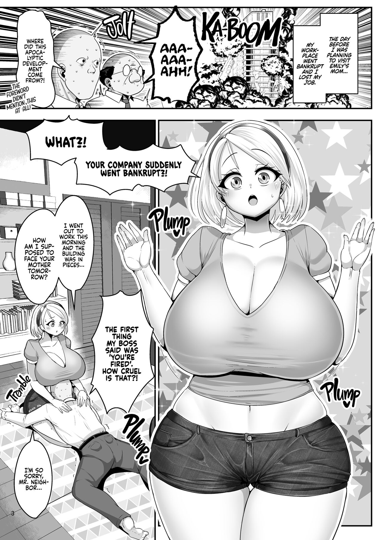 H Daisuki Kinpatsu Hakujin Bakunyuu Ryuugakusei ga Tonari no Heya ni Hikkoshite Kita!! 2 | A Nymphomaniac Blonde Exchange Student with Gigantic Tits Moved in Next Door!! 2 - Page 5