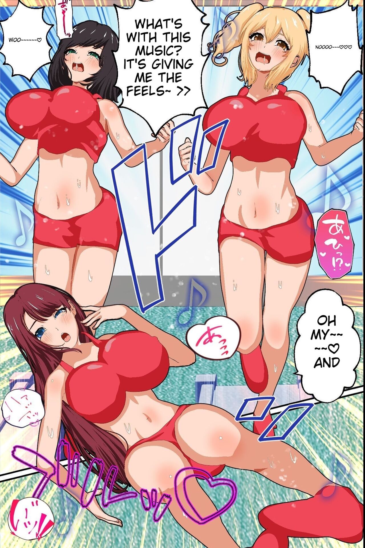 Sen’nō jimu de kyonyū de hikishimatta nyotai ana ni hame makuru torēningu - Page 8