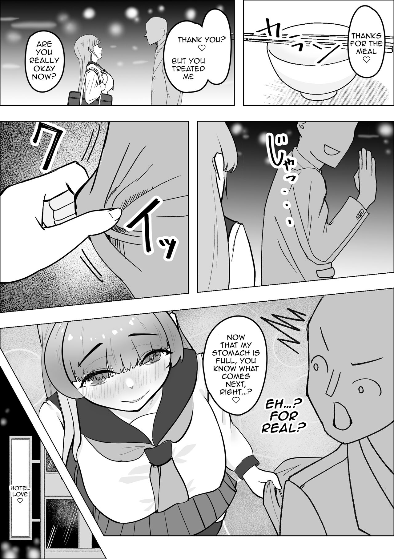 Tabe Gal -Muchimuchi Tennen Gal wa Papakatsu Shimasu- | Tabe Girl -A Chubby Airheaded Girl Becomes a Sugar Baby- - Page 8