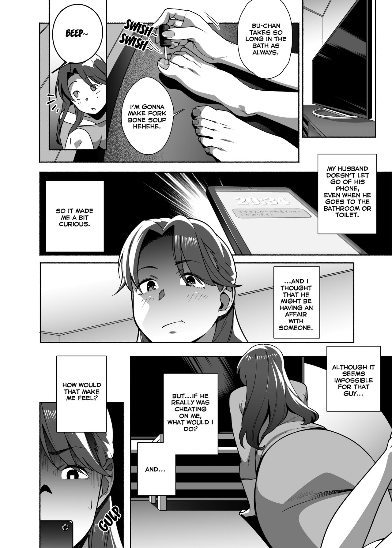 Hitozuma Pet ~Hitozuma ga Papakatsu Sex ni Hamari Otto Kounin de Otoko-tachi no Pet ni Naru Hanashi~ Zenpen - Page 10