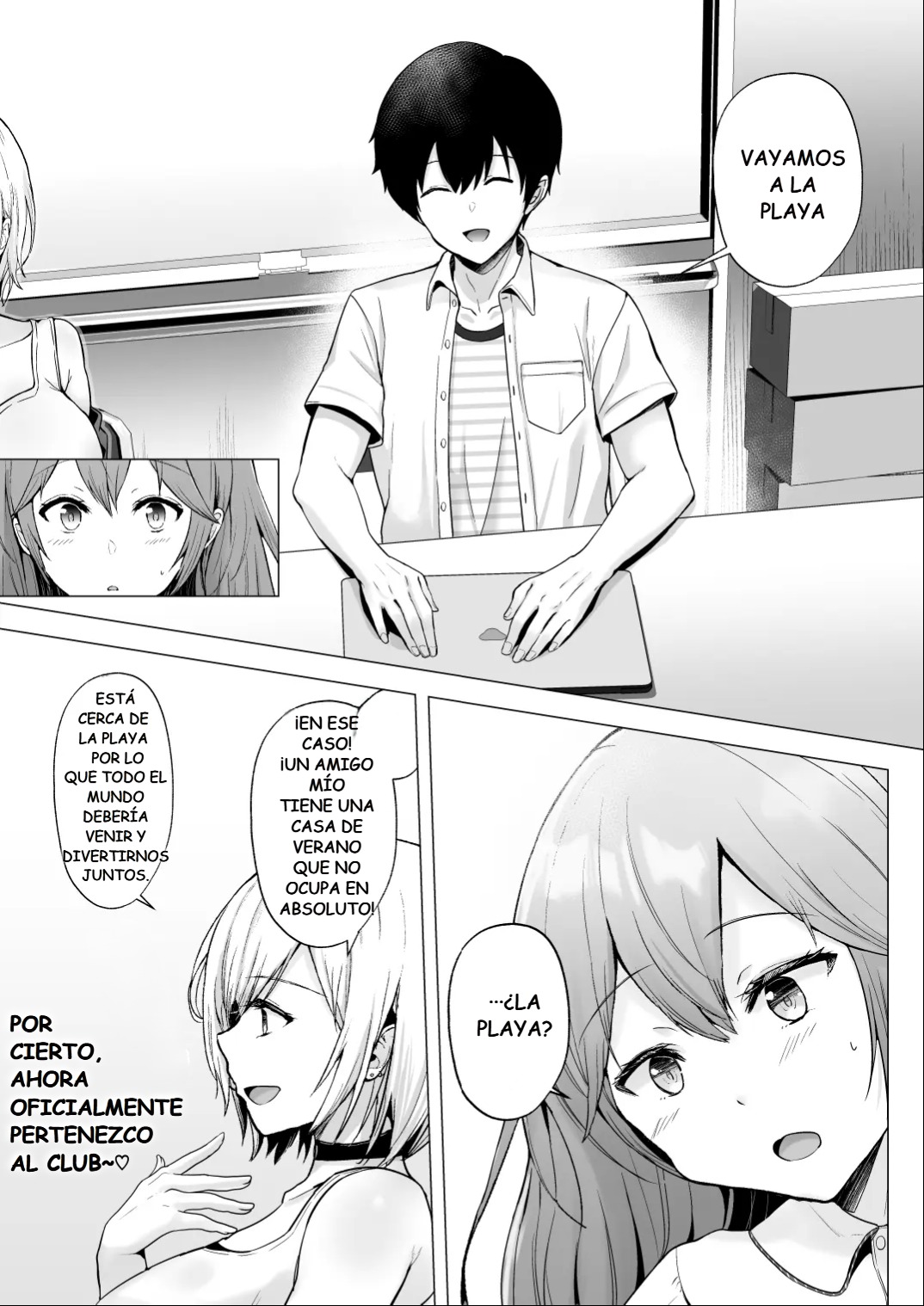 Soshite Kyou mo Moteasobareru 2 ~Circle Umi Gasshuku Hen~ | Amigos sexuales 2 ~Edición entrenamiento del club en la playa~ - Page 10