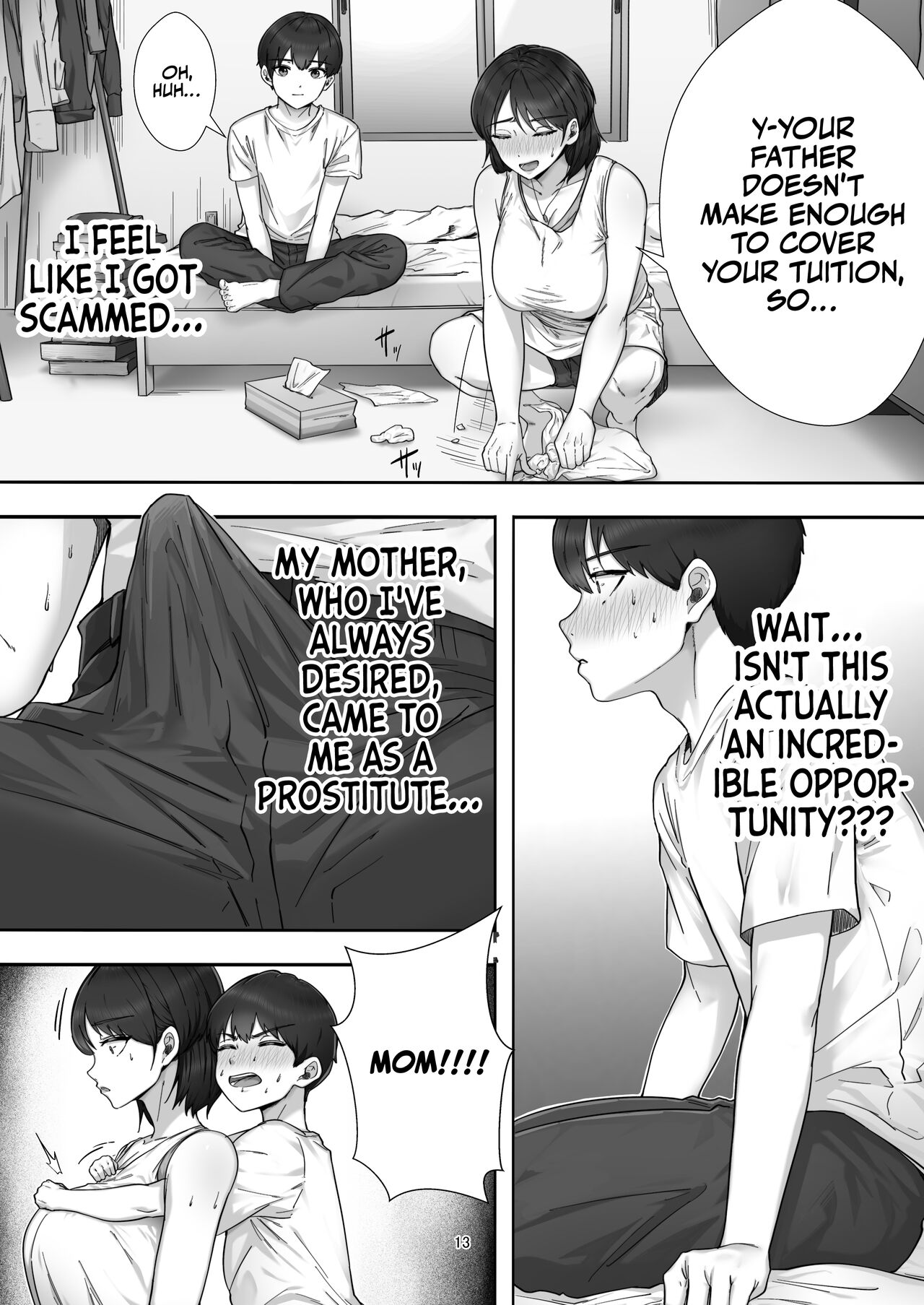 DeliHeal Yondara Gachi no Kaa-chan ga Kita Hanashi. | When I Ordered a Call Girl My Mom Actually Showed Up. - Page 12