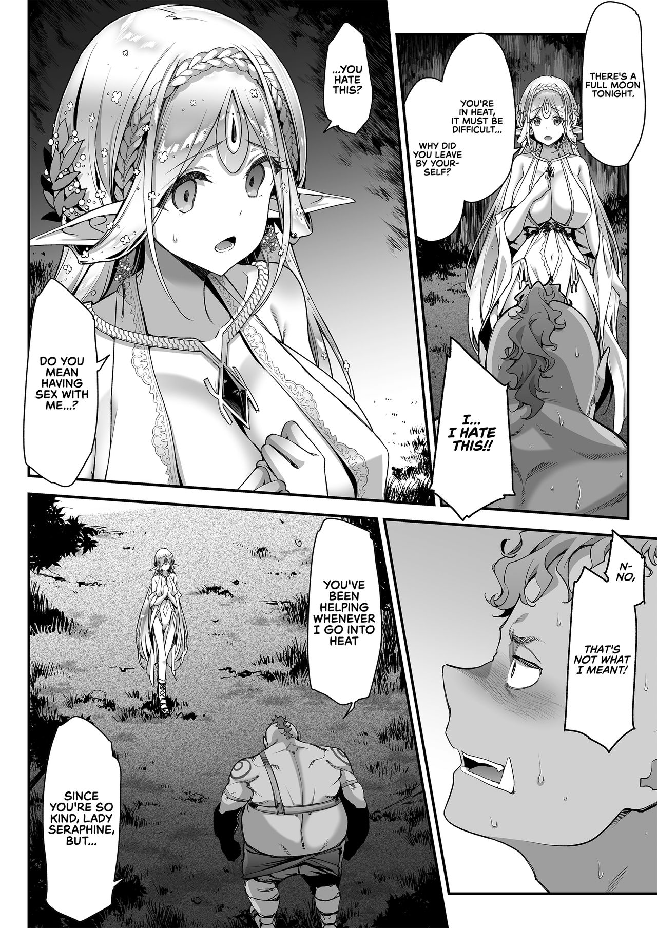 Midara na Elf-san wa Orc-kun ga Osuki | The Lewd Elf likes the Orc - Page 17