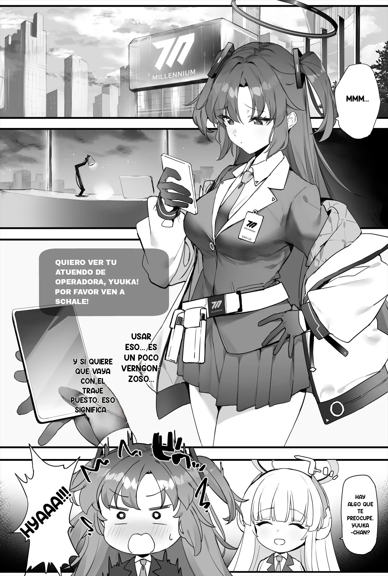 Yuuka-chan to Ichaicha Suru Hon | Un libro sobre coquetear con Yuuka-chan - Page 2