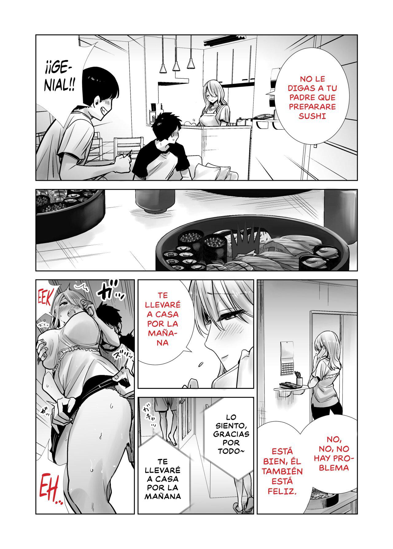 Tomodachi no Mama ga Boku no Dekachin de Ikimakutta (1) Hanashi | La madre de mi amigo se corre por mi gran polla - Page 22