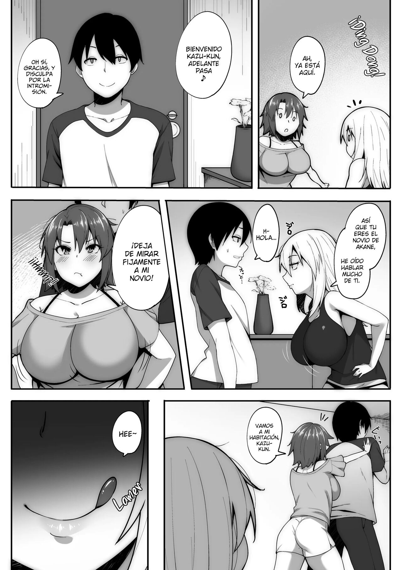 Ore wa Furoba de Kanojo no Ane ni Netorareru | ¡La Hermana De Mi Novia Me Sedució En El Baño Y Terminé Follandomela! - Page 3