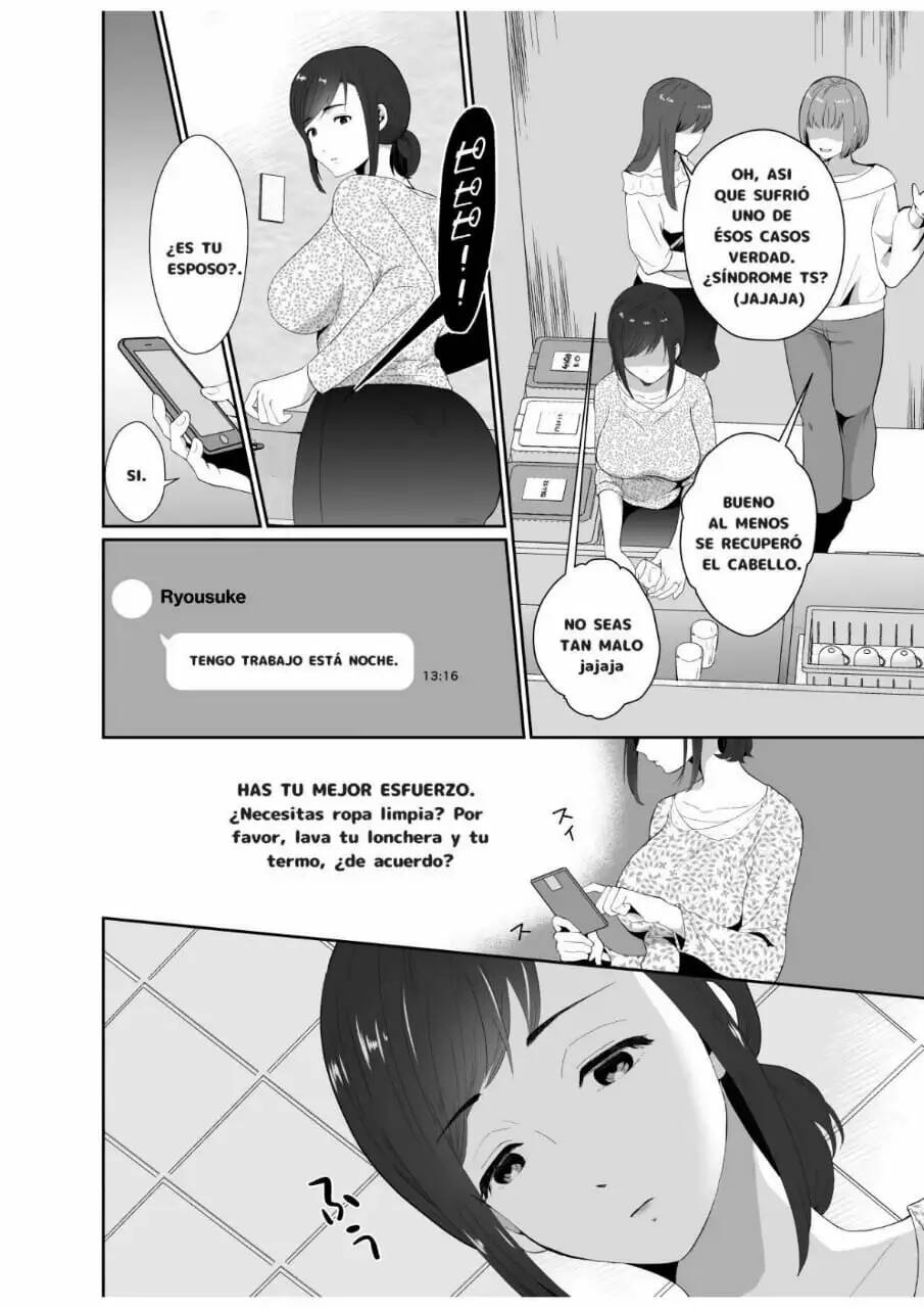 Uwakisyou no Otto ni Seitenkan Kusuri o Nomase Tsuzuketa Kekka | Los resultados de hacer que mi marido infiel beba continuamente una droga que modifica el género - Page 3